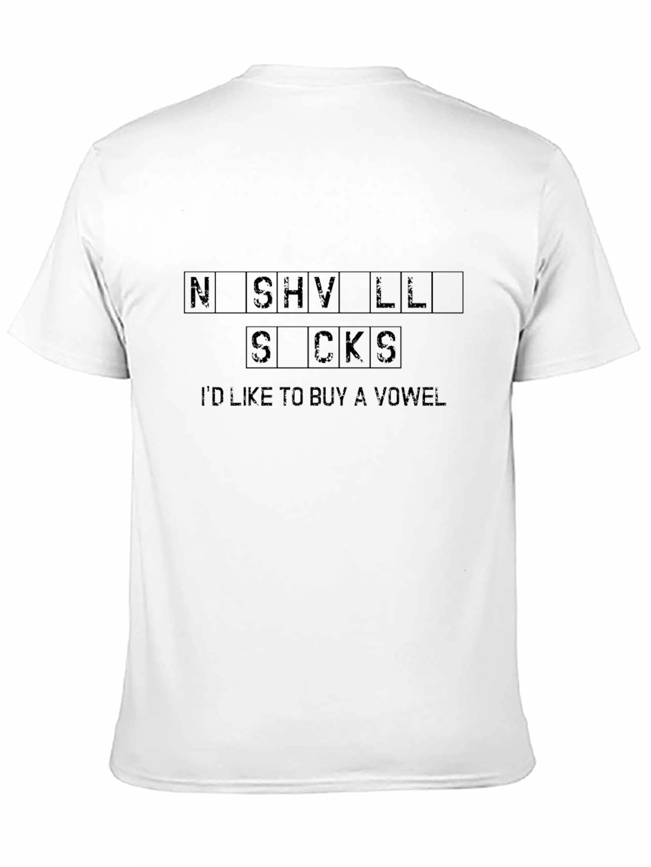 Black Nashville Sucks T-Shirt - Funny Graphic Tee view 11