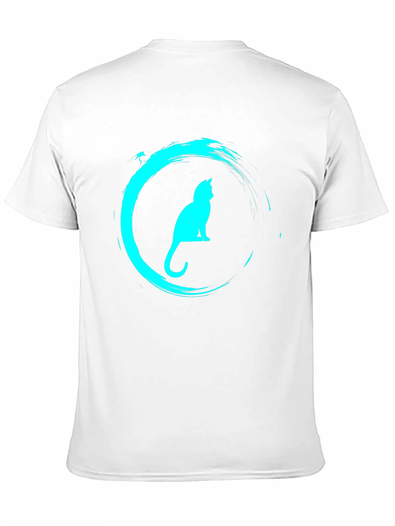 Black Zen Cat Graphic Tee - Relaxed Fit view 11