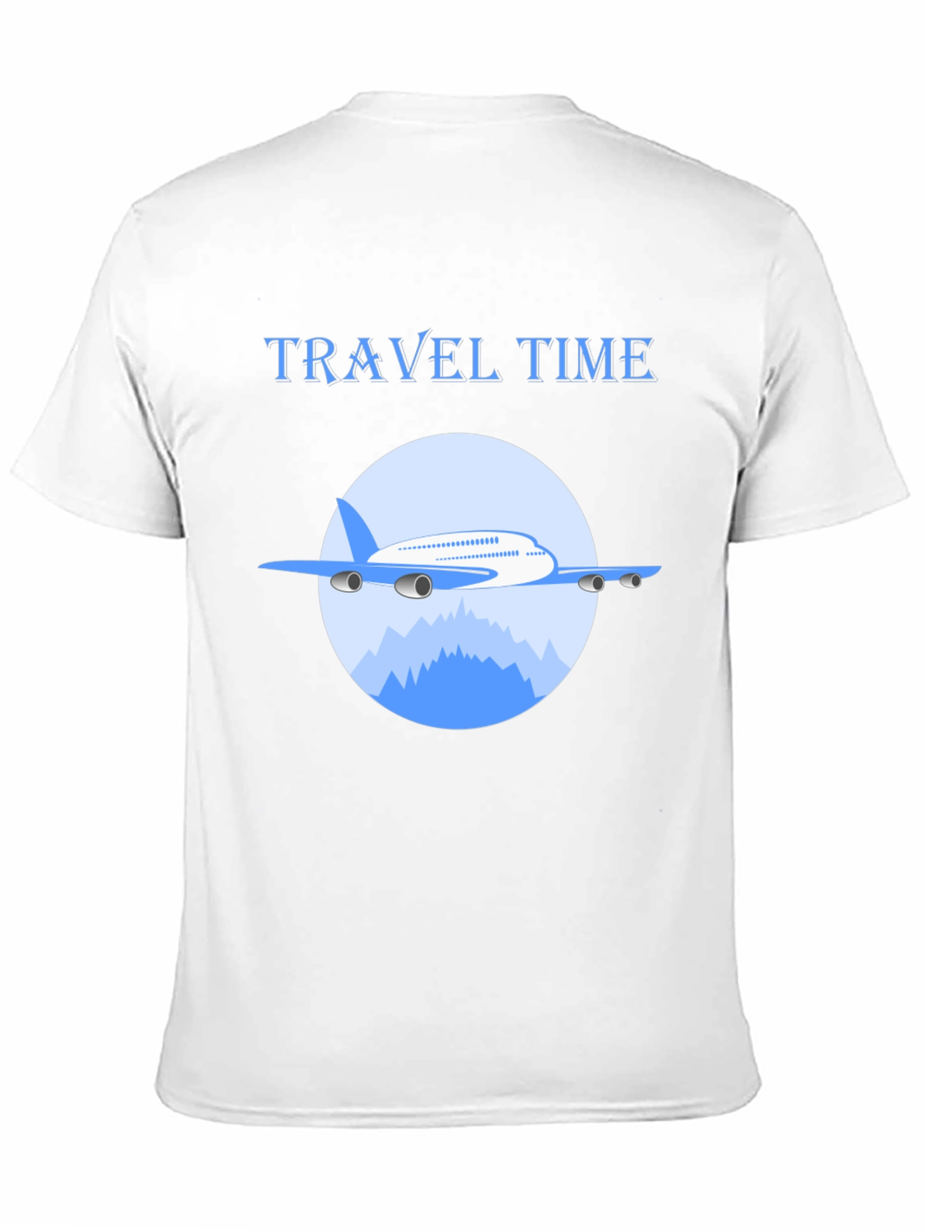 Black Travel Time Graphic Tee view 11