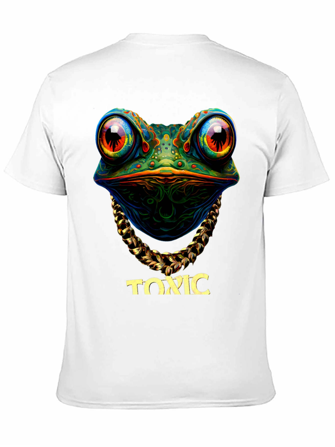Black Toxic Frog Graphic T-Shirt - Unique Design view 11