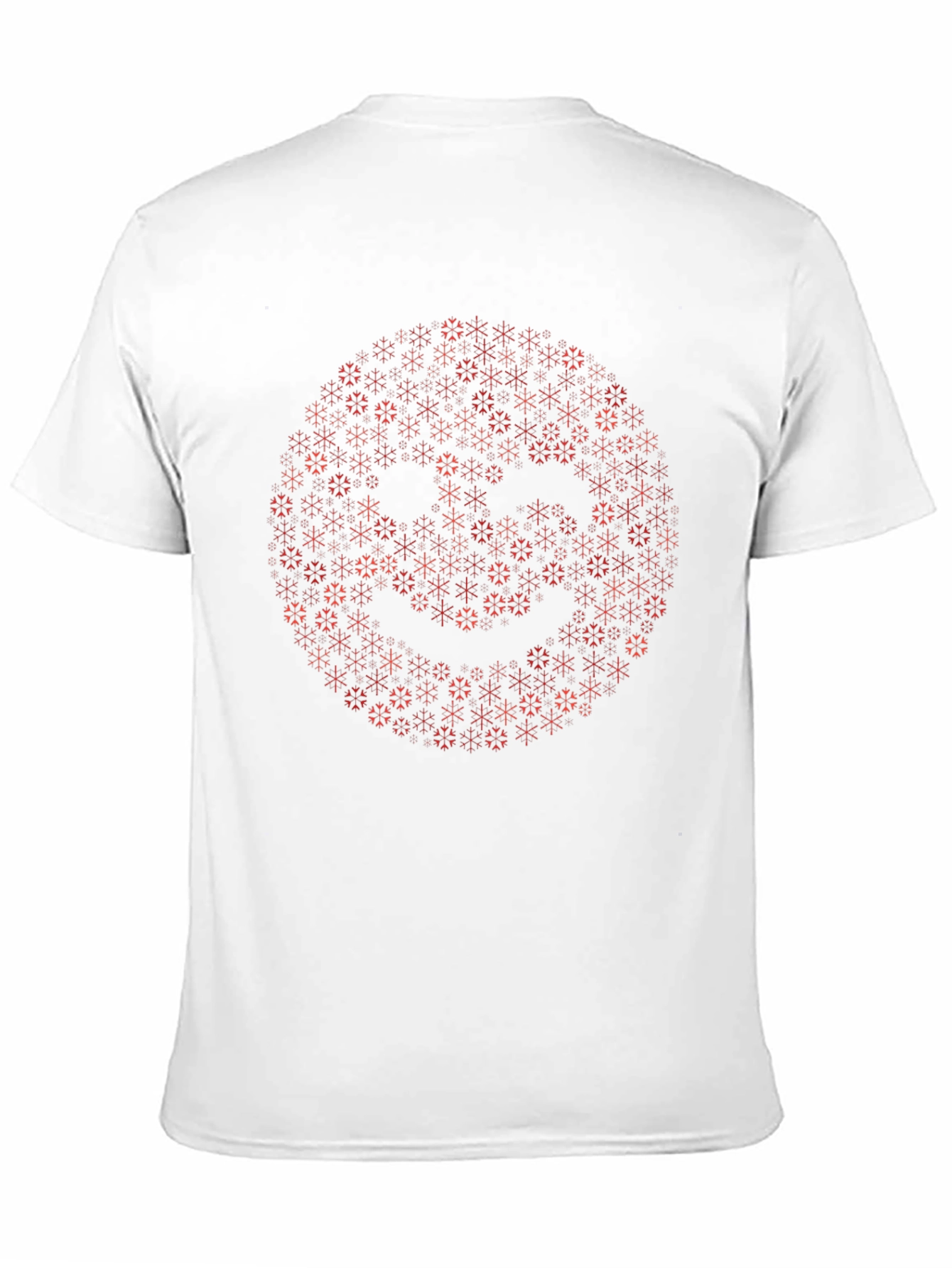 Black Geometric Smiley Face Black T-Shirt view 11