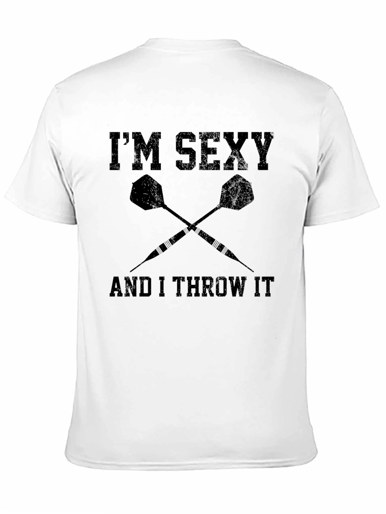 Black I'm Sexy And I Throw It Dart T-Shirt view 11