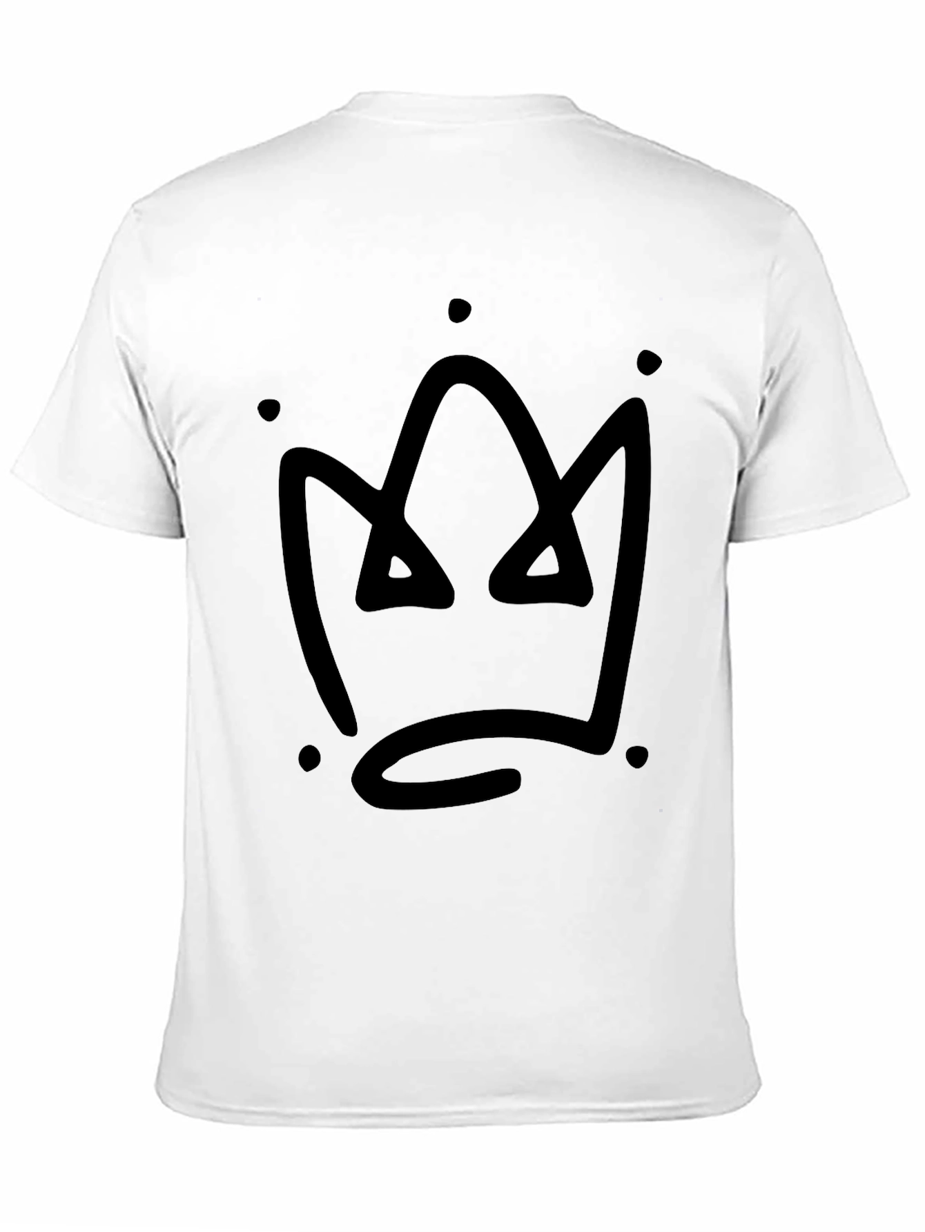 Black Crown Graphic Black T-Shirt view 11