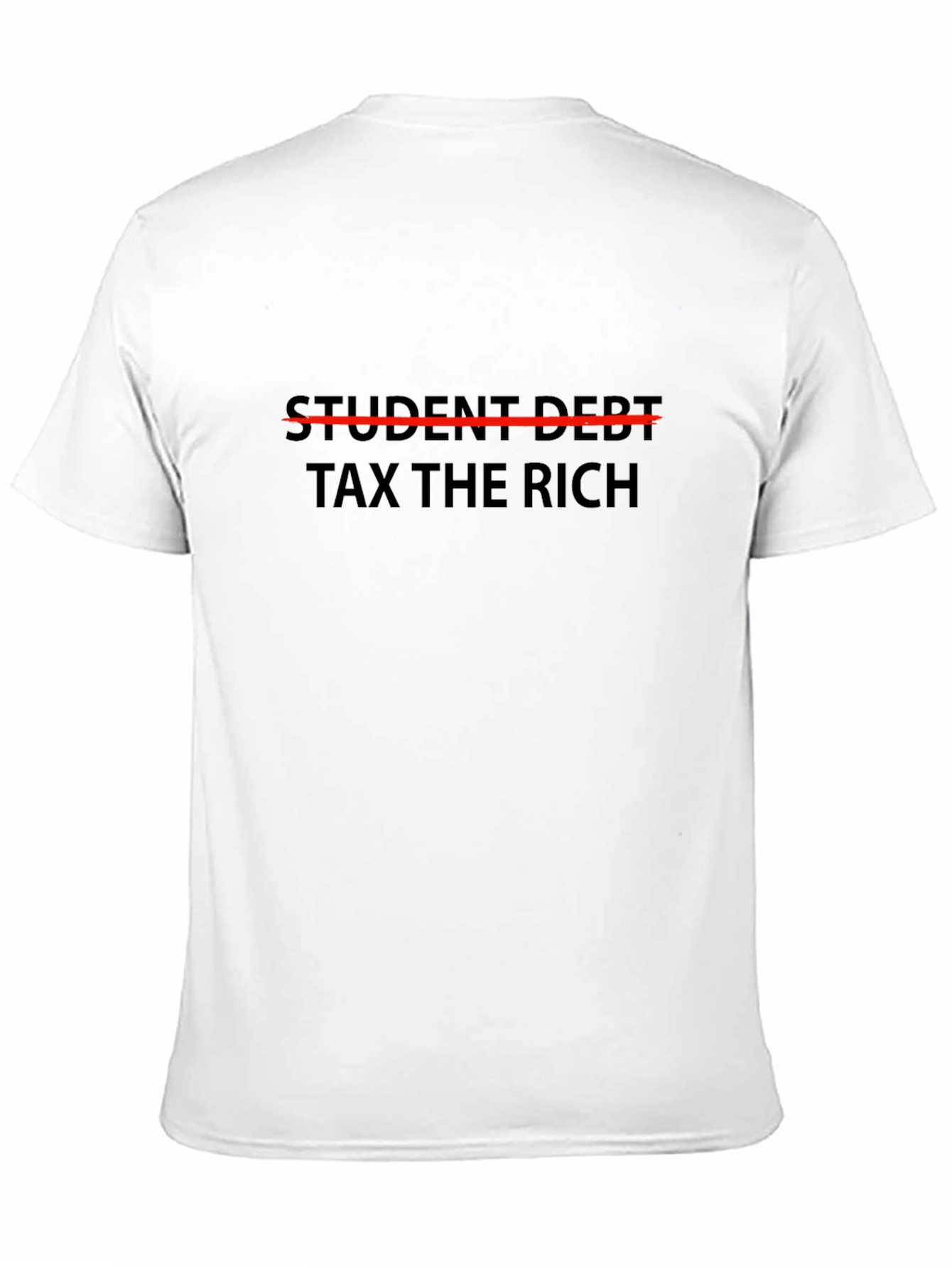 Black Student Debt Tax the Rich Graphic Tee view 11