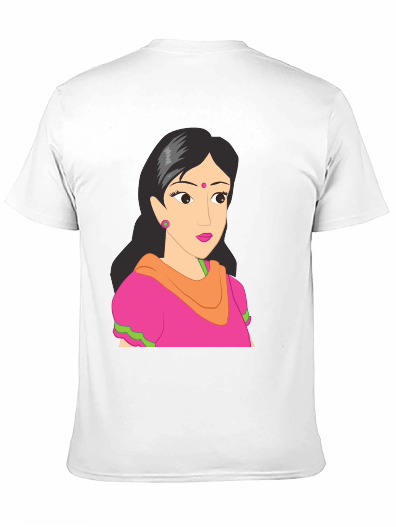 Black Cartoon Graphic T-Shirt - Black view 11