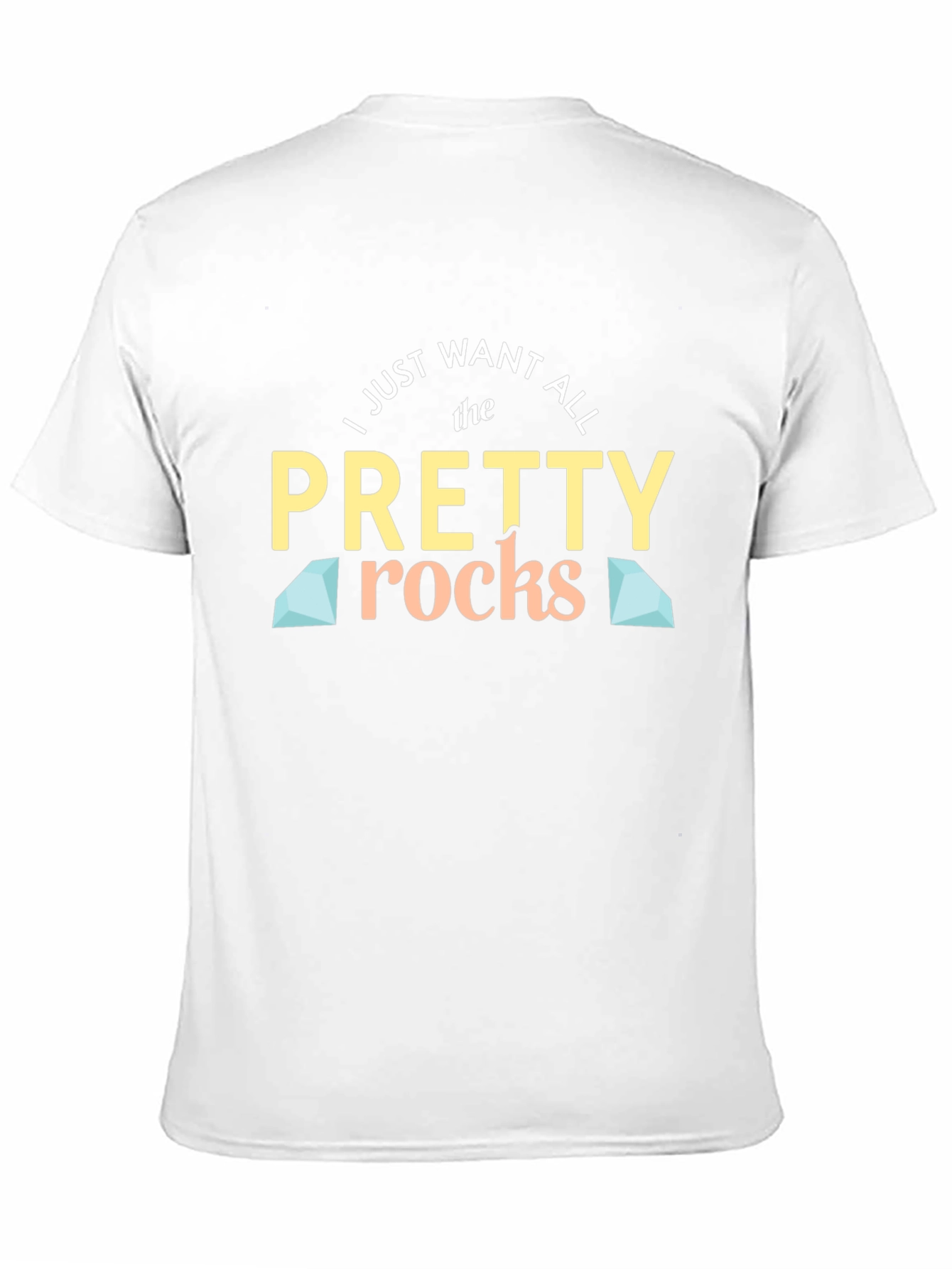 Black Pretty Rocks T-Shirt - Gemstone Lover Tee view 11