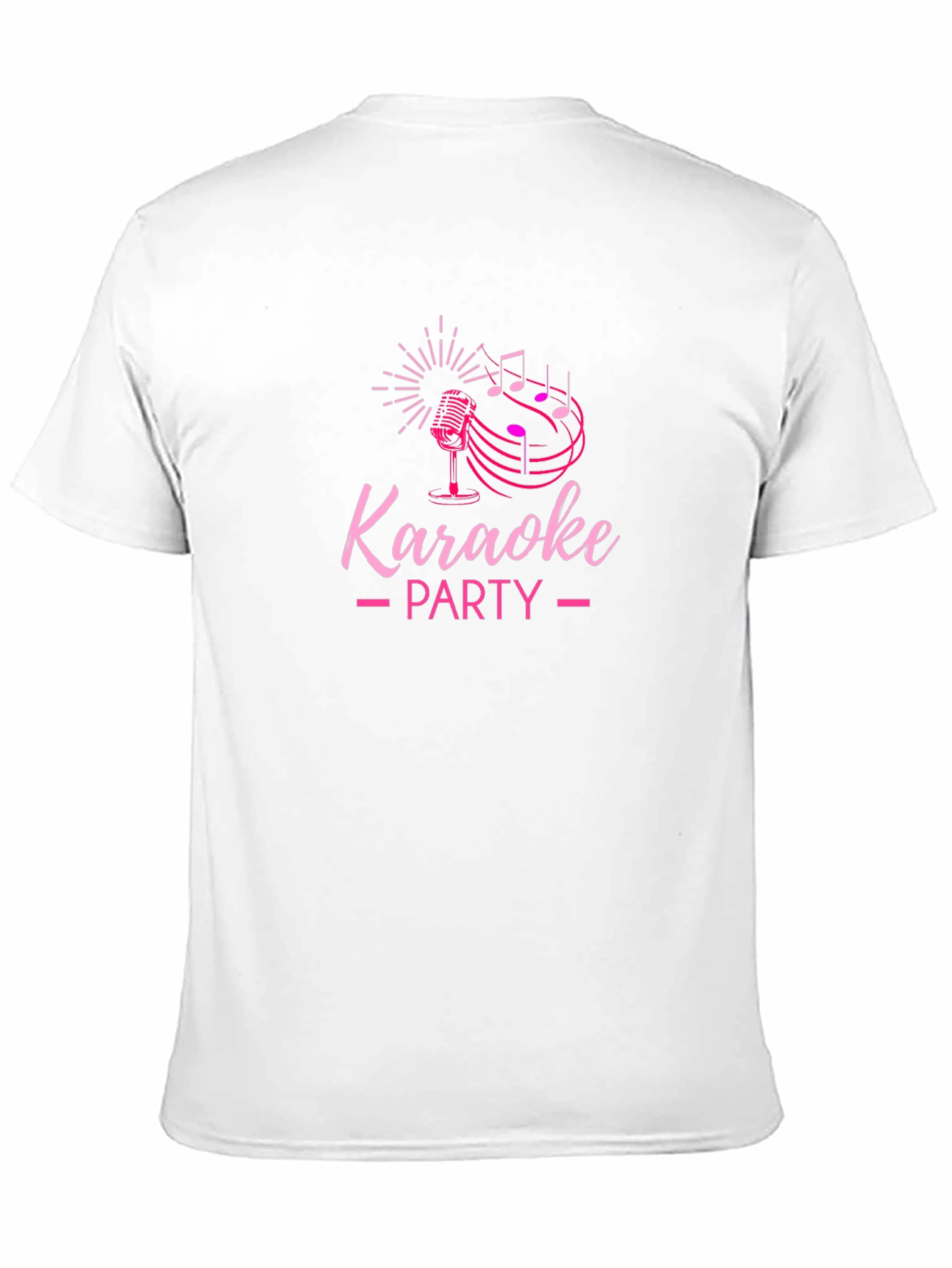 Black Karaoke Party Graphic Tee - Black Cotton T-Shirt view 11