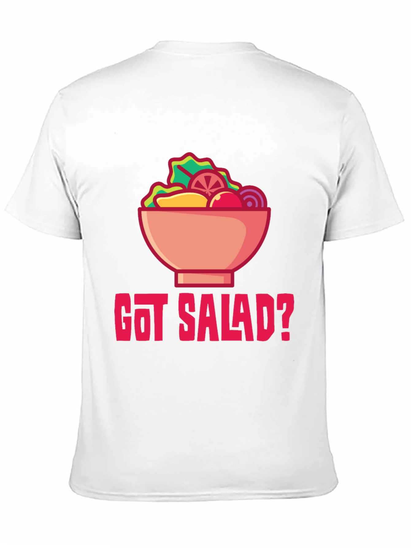Black Got Salad? Graphic Tee - Black Cotton Blend view 11