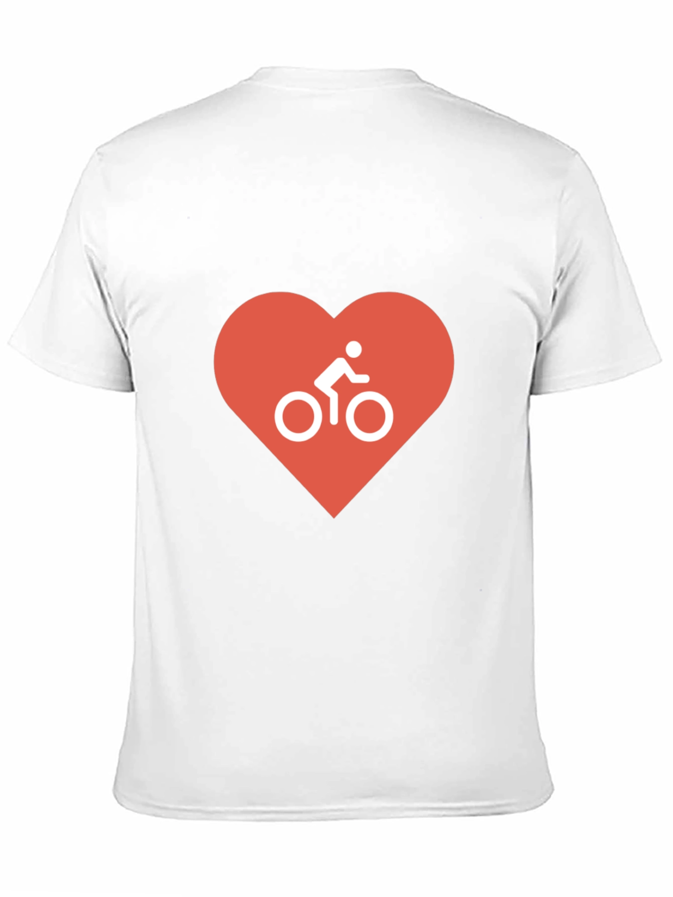 Black I Love Cycling T-Shirt - Black, Heart Design view 11