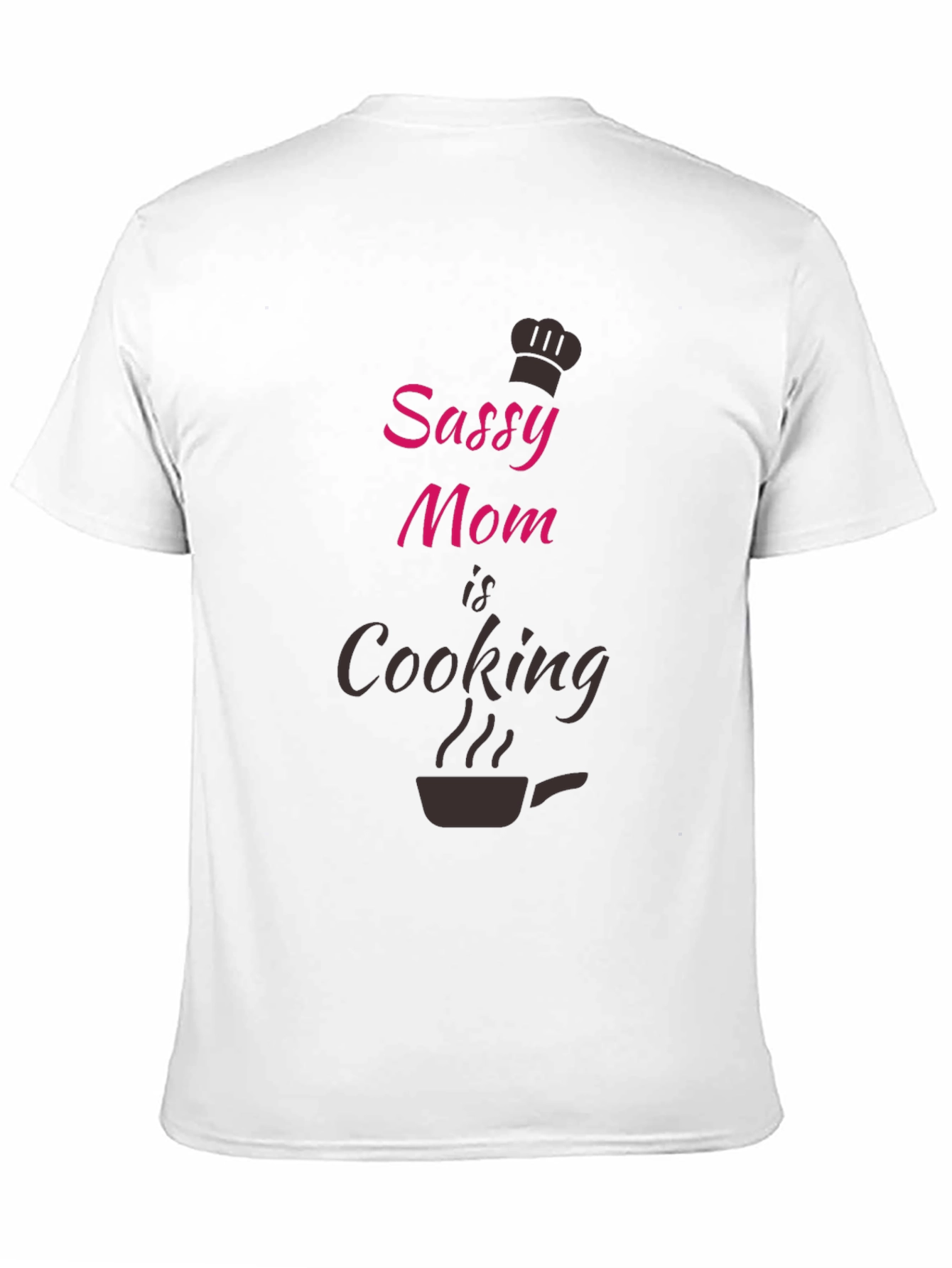 Black Sassy Mom Cooking Graphic Tee - Black view 11