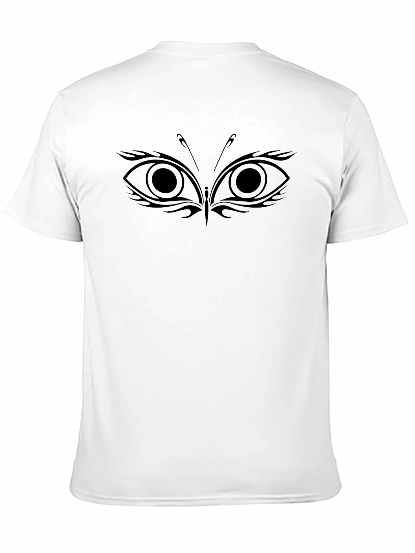 Eye Butterfly Graphic T-Shirt - Black - 11