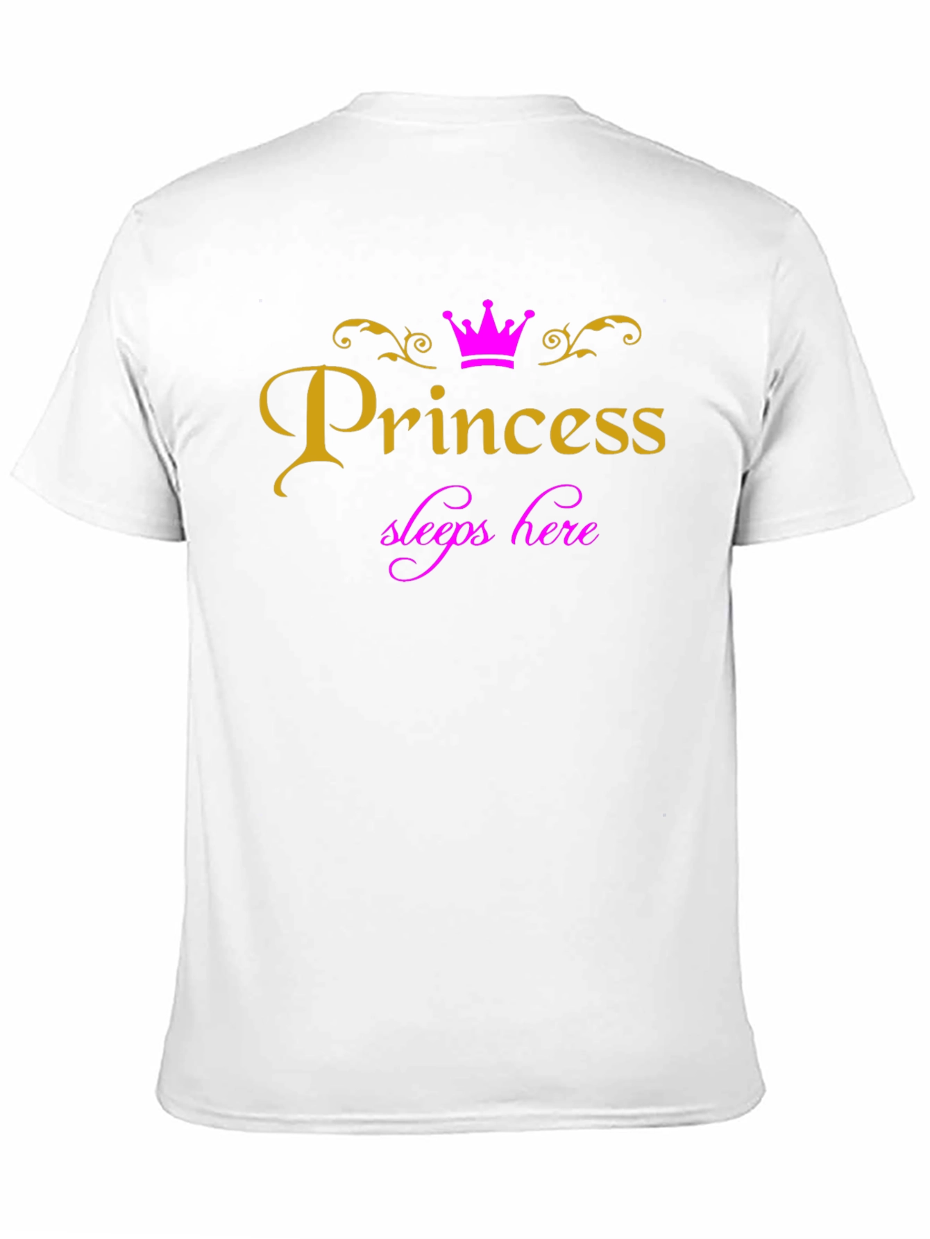 Black Princess Sleeps Here Graphic Tee view 11