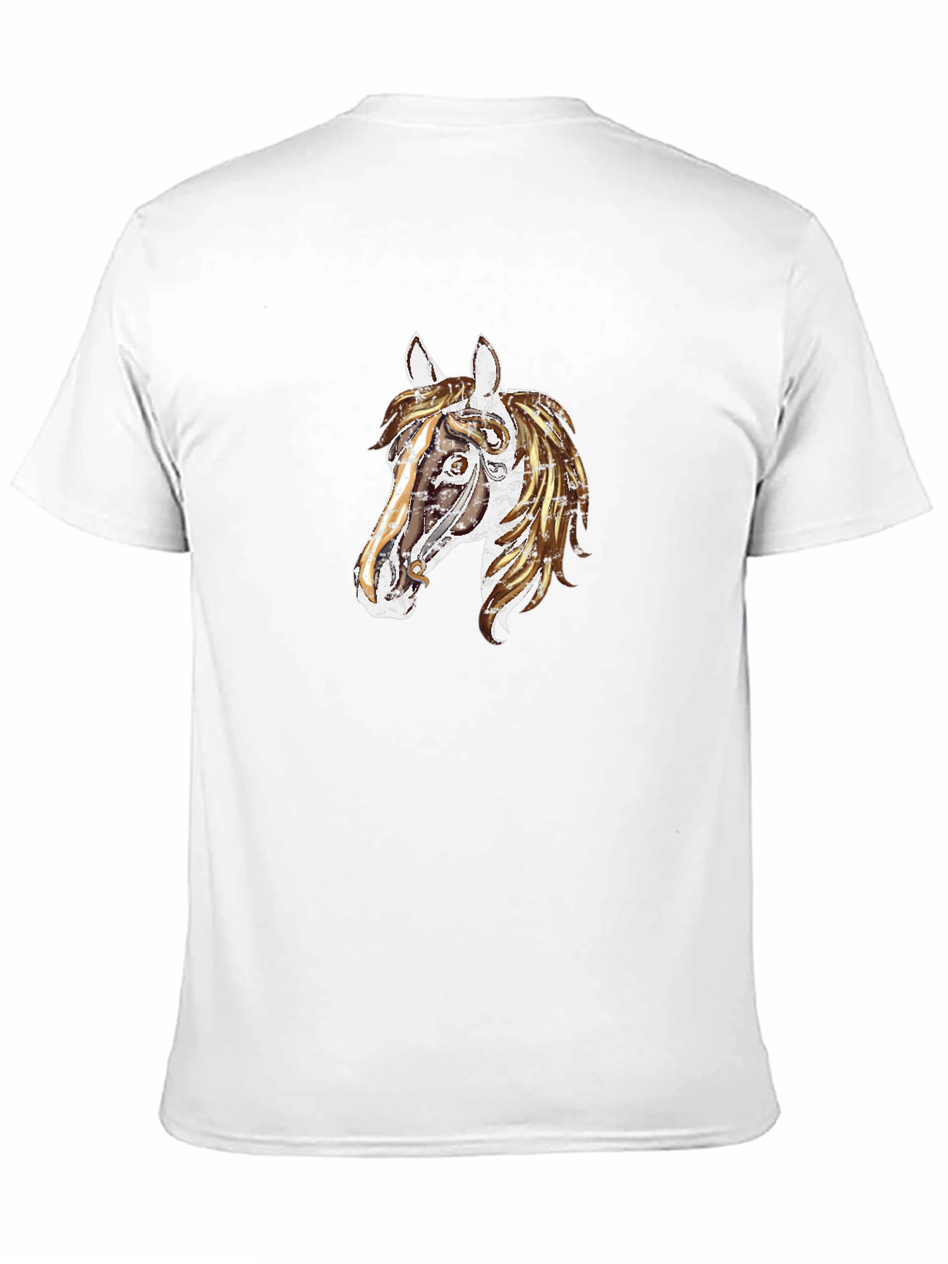 Black Horse Graphic Tee - Unique Animal Design T-Shirt view 11