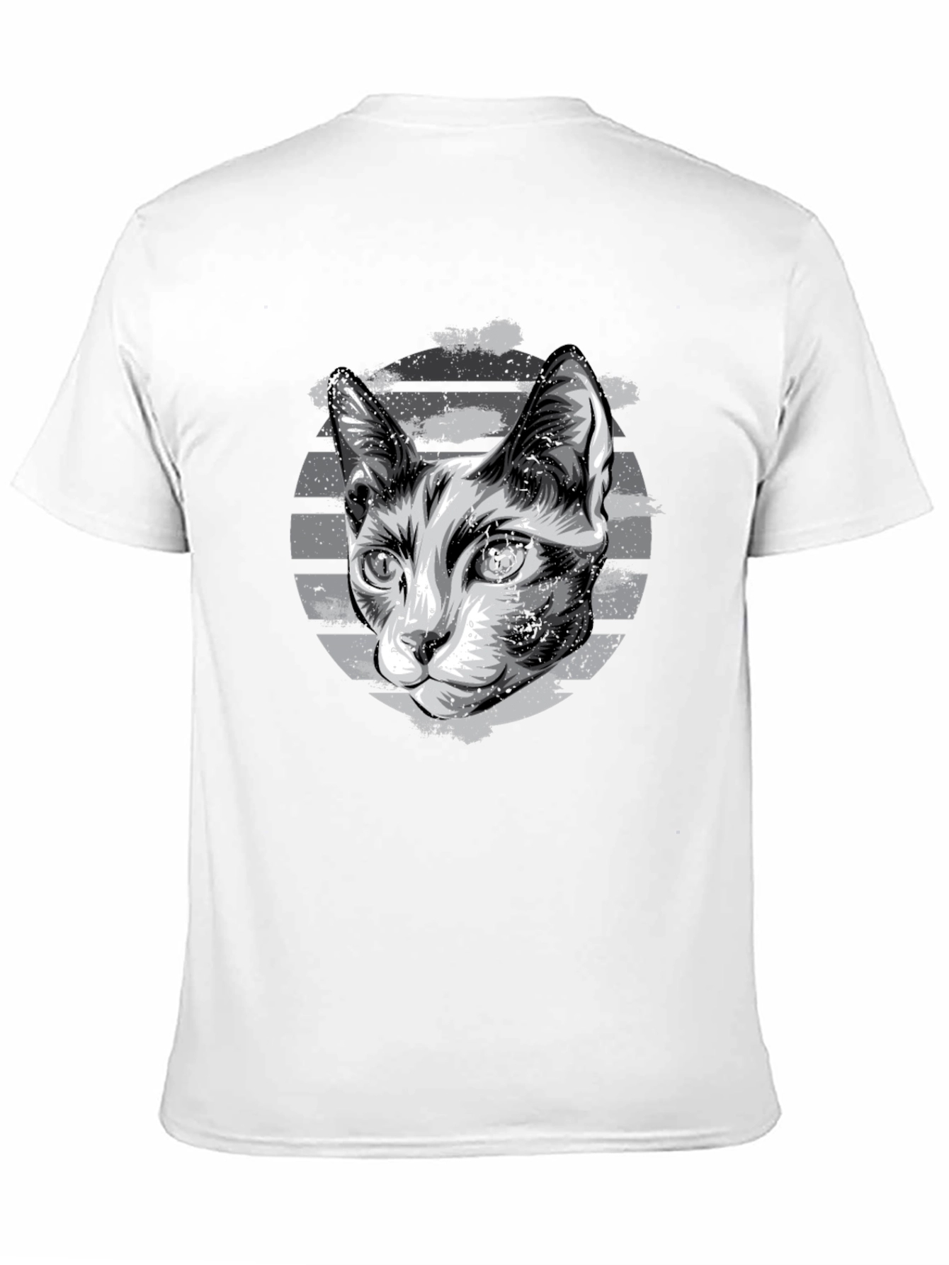 Black Cool Cat Graphic T-Shirt view 11