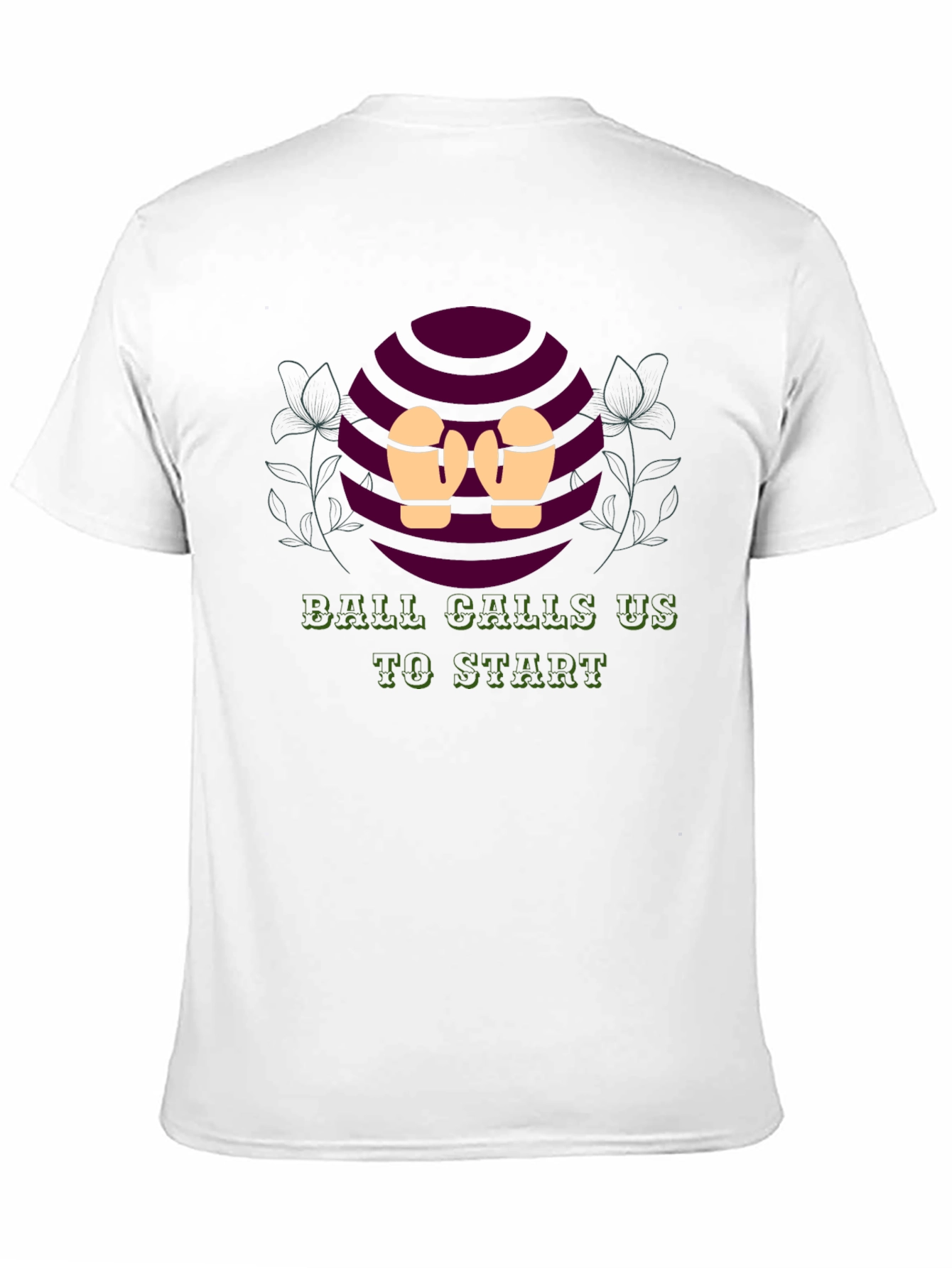 Black Ball Calls Us to Start Black T-Shirt view 11