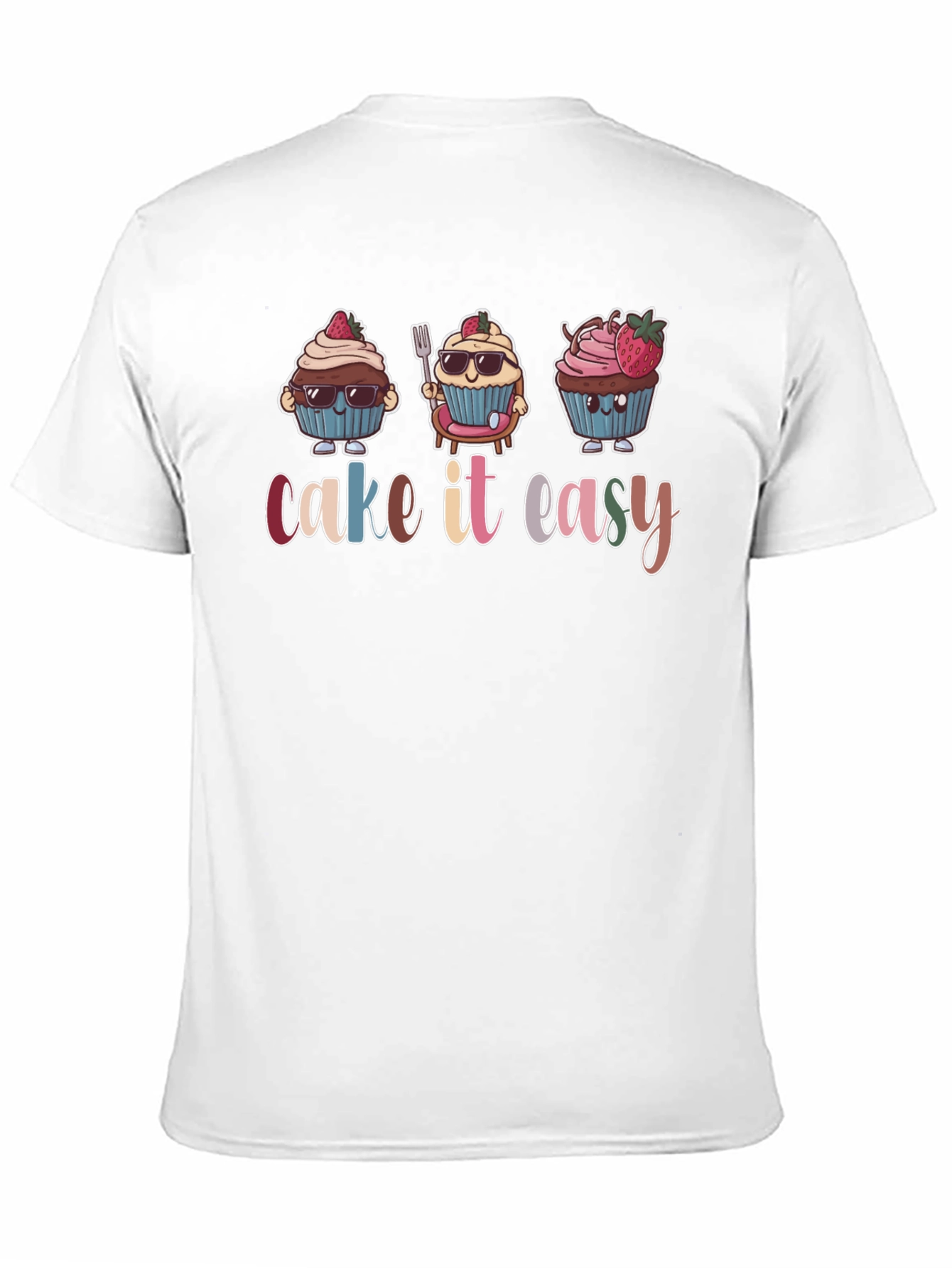 Black Cake It Easy Graphic T-Shirt view 11