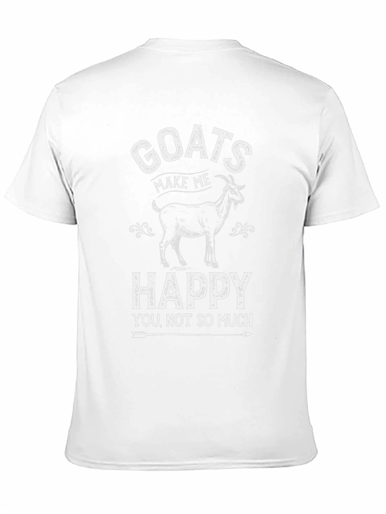Black Goats Make Me Happy T-Shirt view 11
