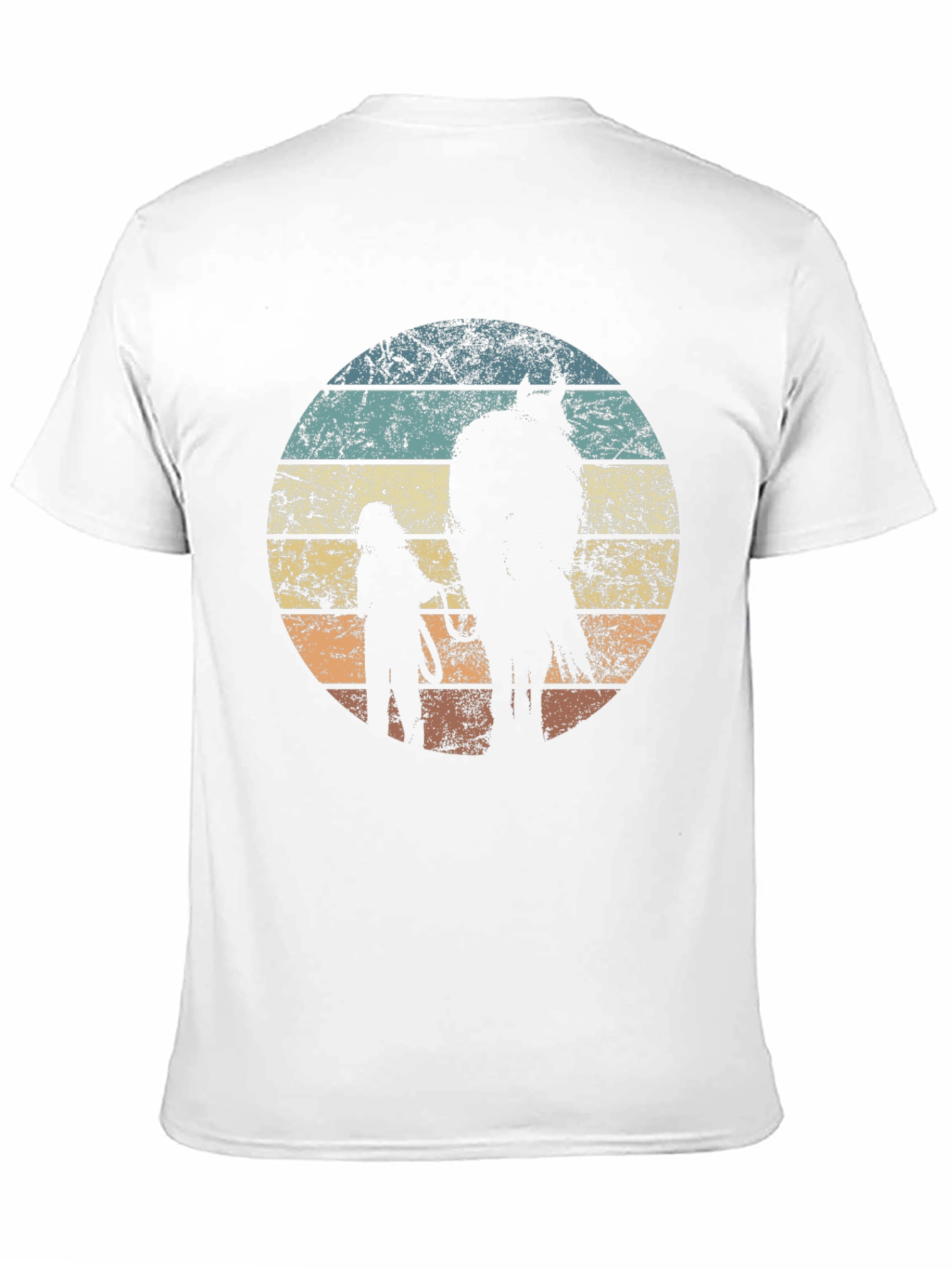 Black Retro Horse & Rider Graphic Tee view 11