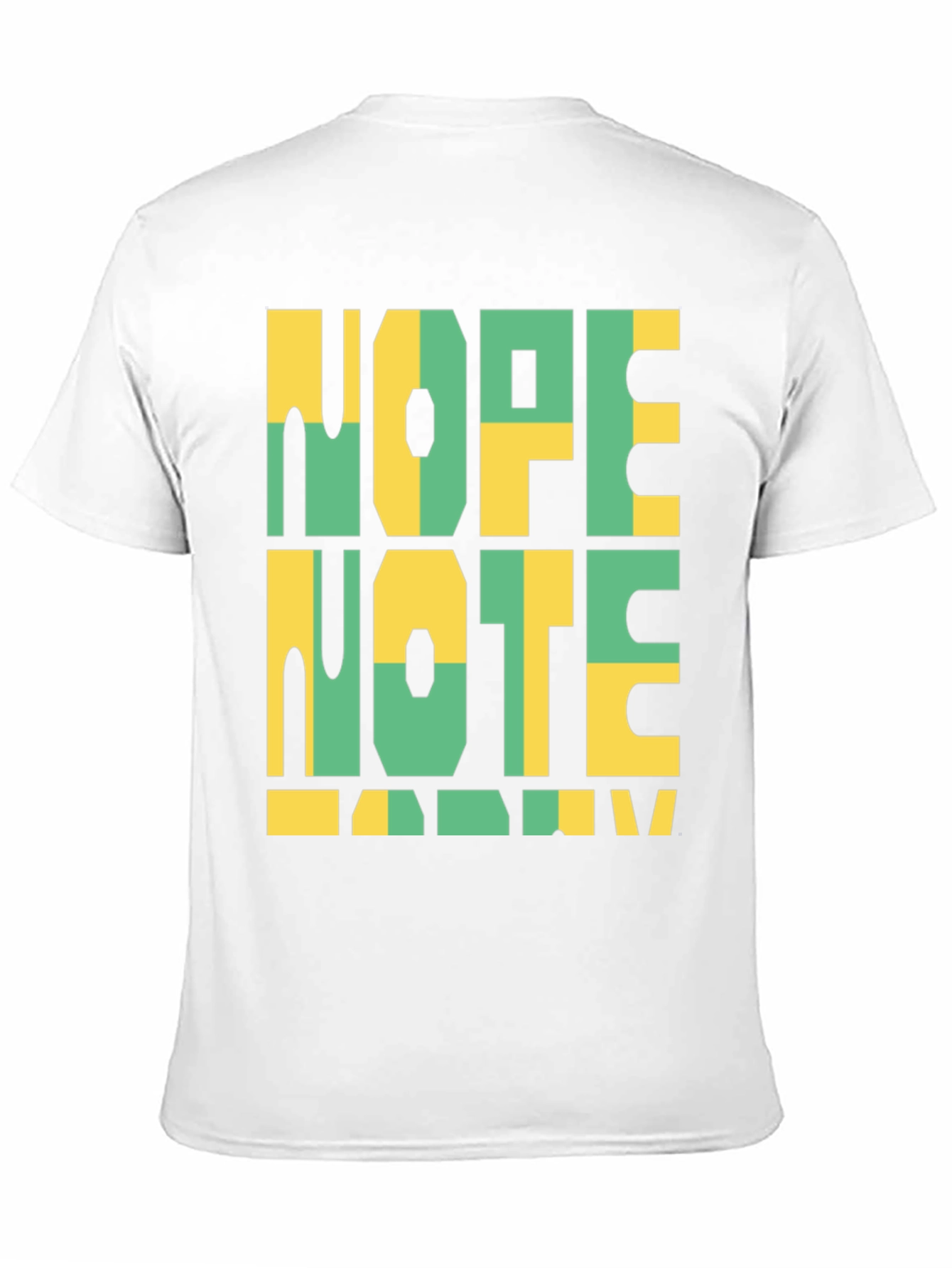 Black Nope Note Today Graphic Tee view 11