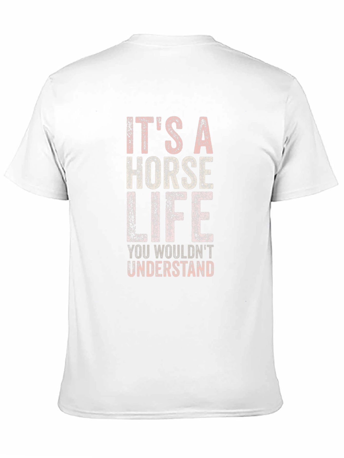 Black It's a Horse Life T-Shirt - You Wouldn't Understand view 11