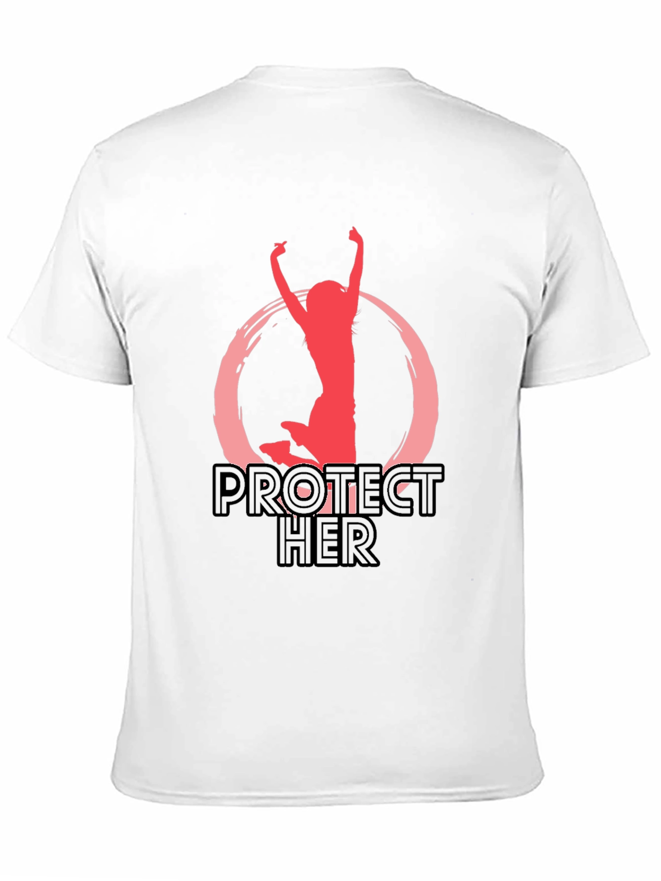 Black Protect Her Graphic T-Shirt view 11