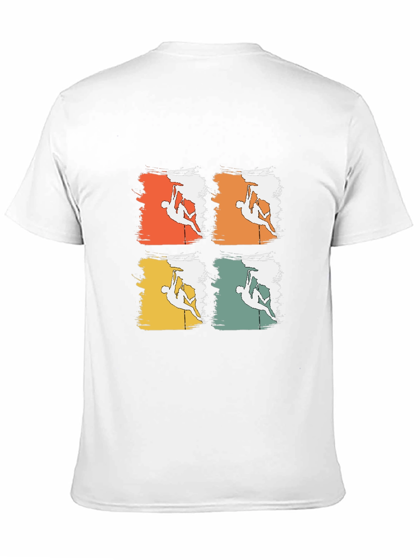 Black Climbing T-Shirt Retro Vintage Climber Tee view 11