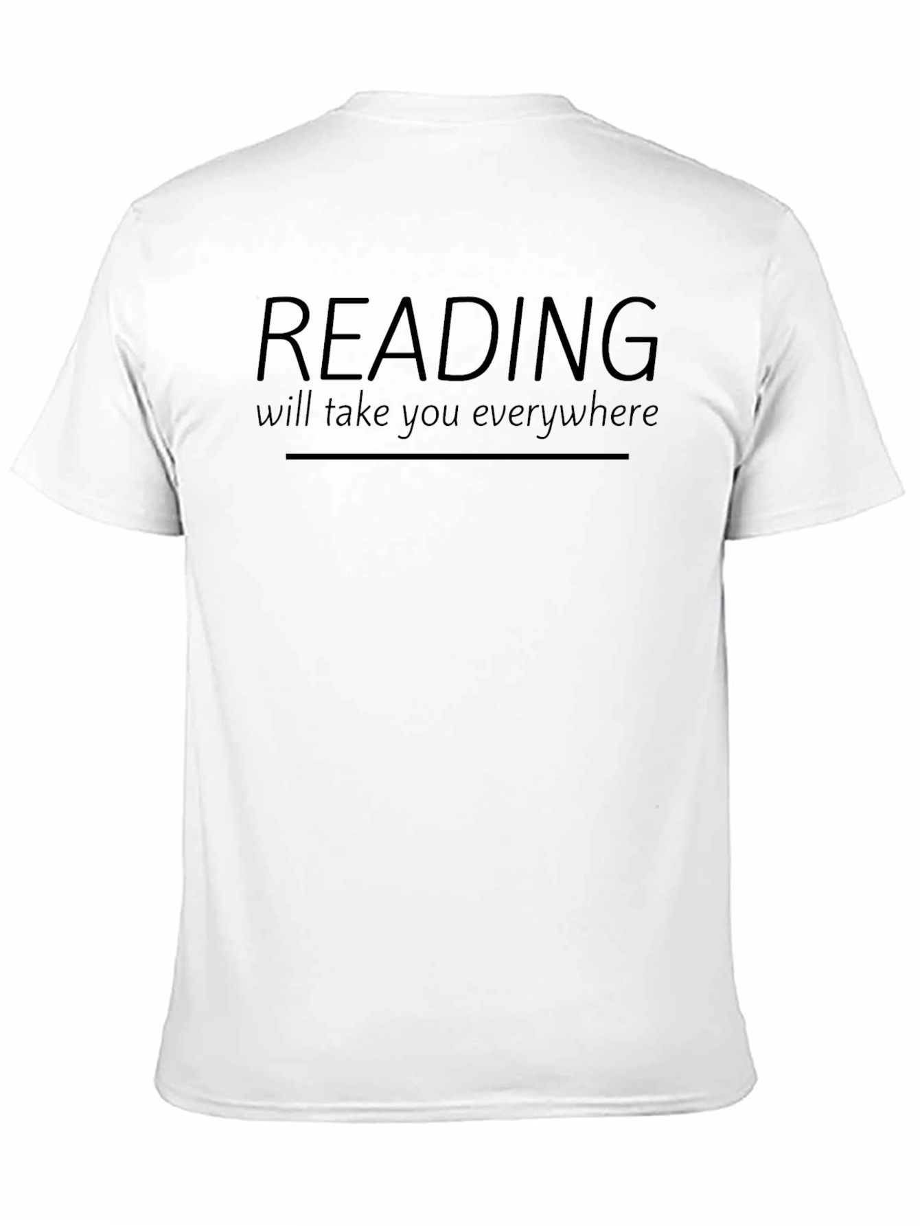 Black Reading Takes You Everywhere Graphic Tee view 11
