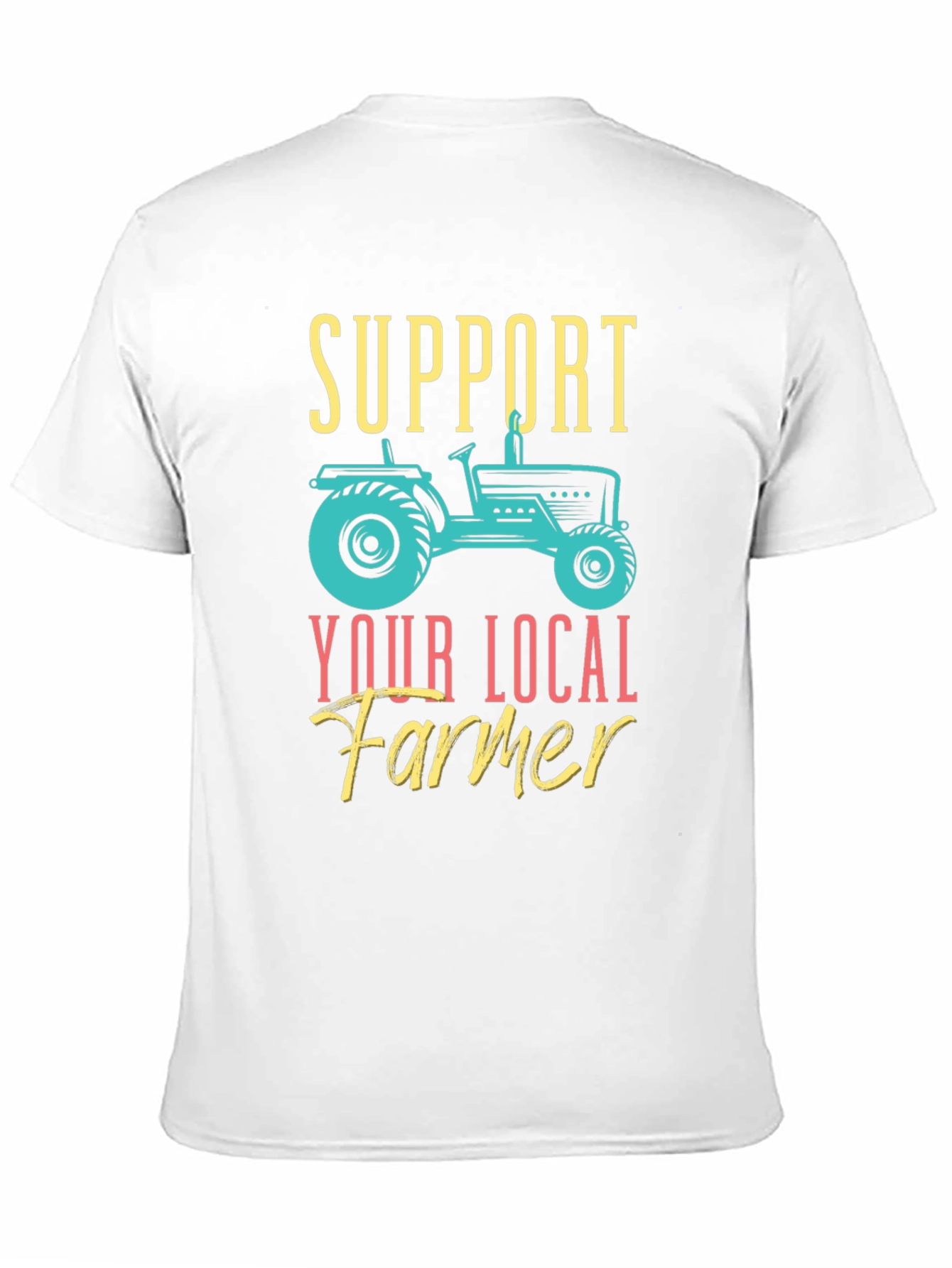 Black Support Local Farmer Graphic Tee view 11