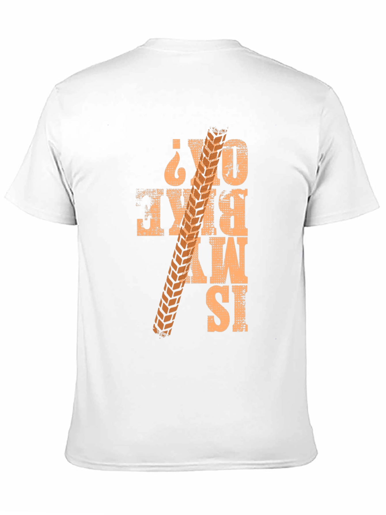 Black Is My Bike OK? T-Shirt - Mountain Biker Tee view 11