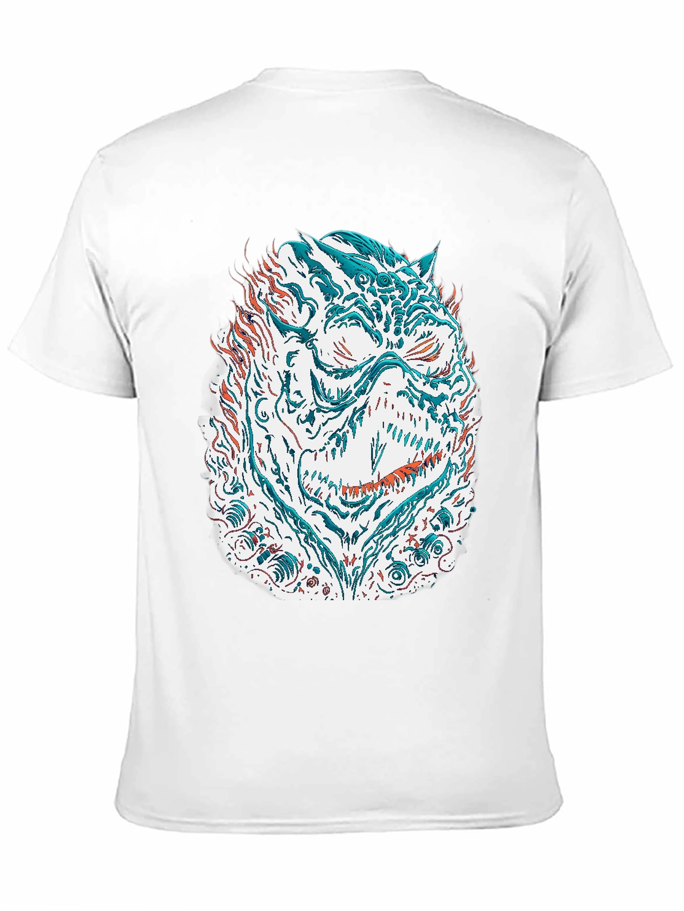 Black Monster Graphic Tee - Black Cotton Blend view 11