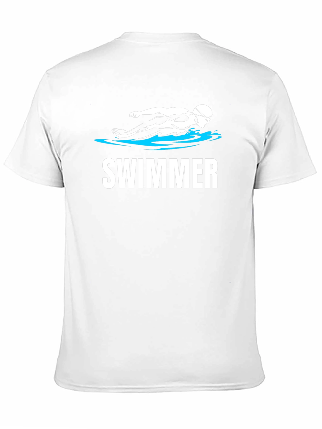 Black Swimmer Graphic T-Shirt - Black view 11