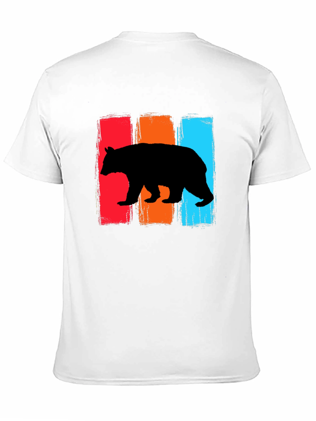 Black Retro Bear Graphic T-Shirt view 11