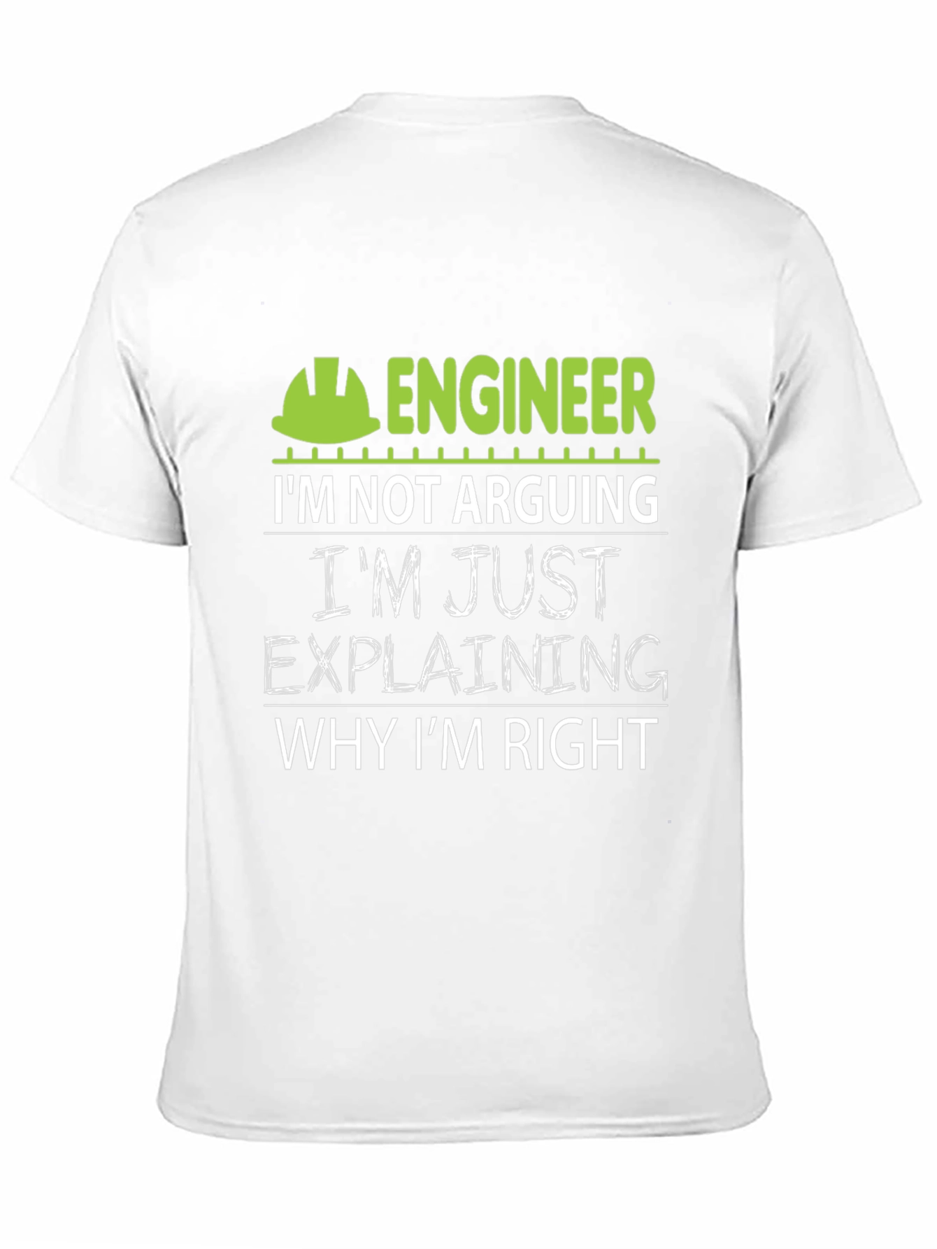 Black Engineer Explaining Humor T-Shirt view 11
