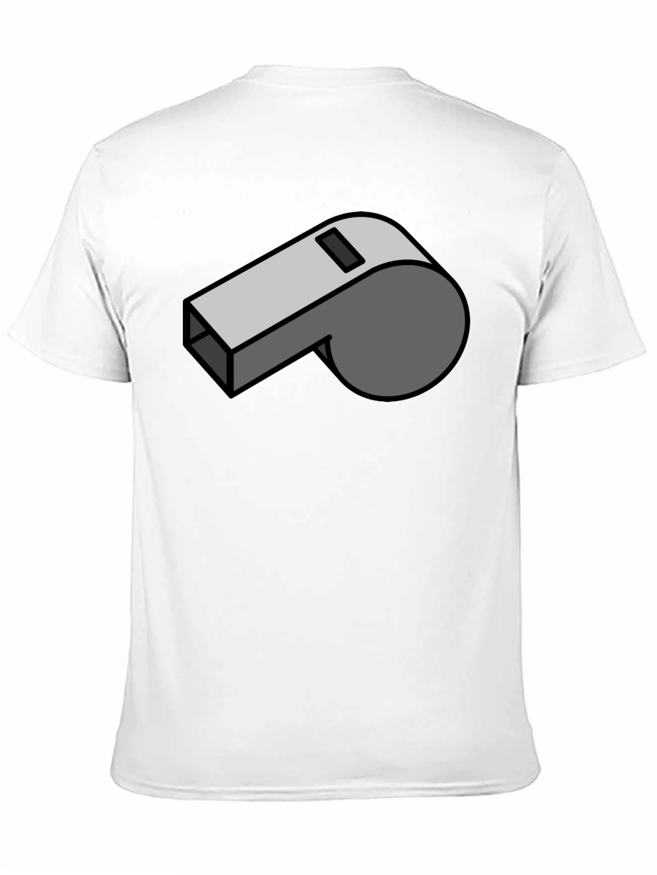 Black Whistle Graphic T-Shirt - Black view 11