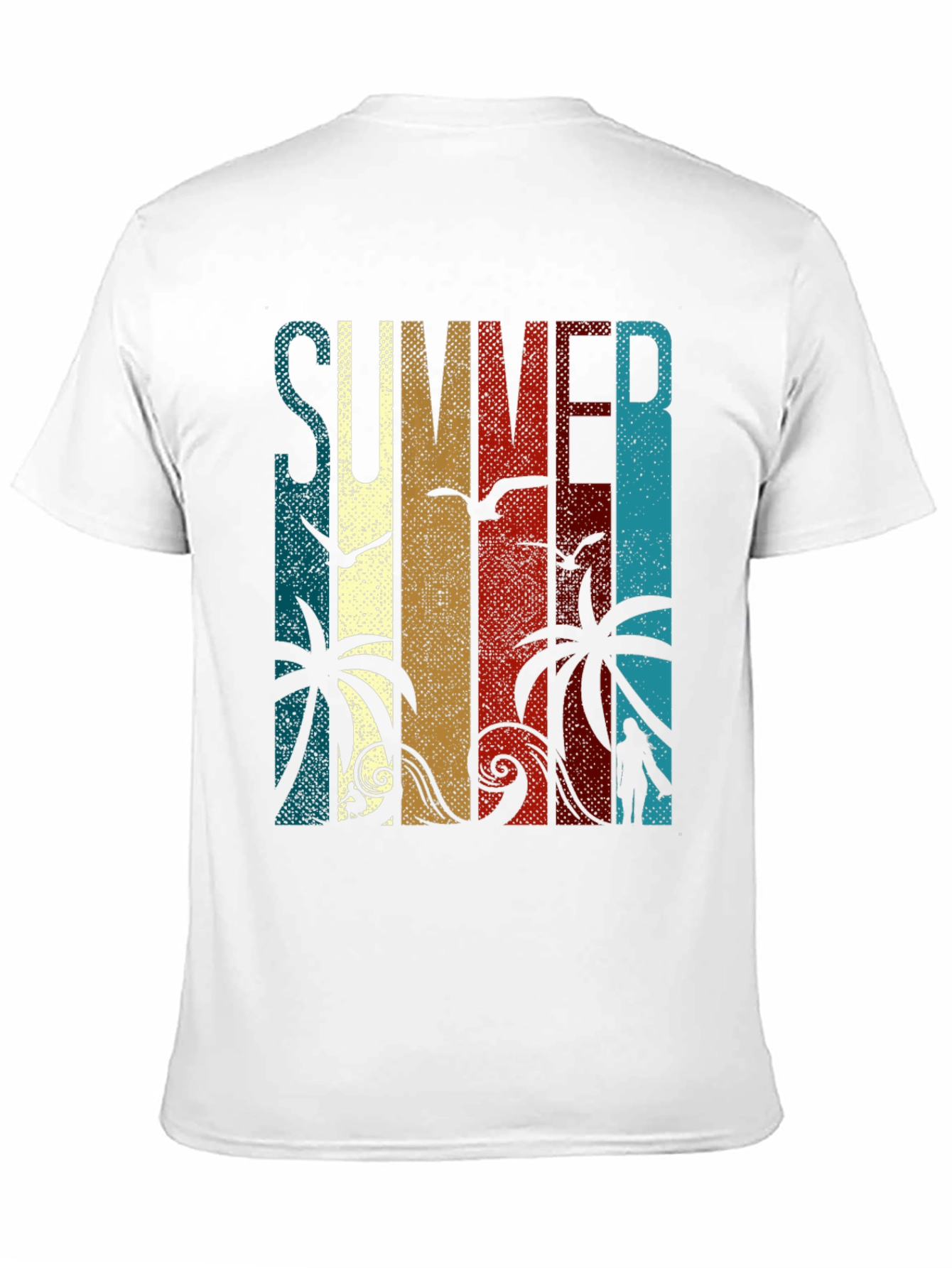 Black Summer Beach Graphic Tee view 11