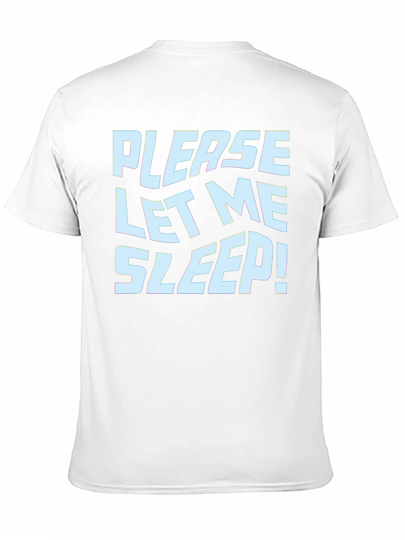 Black Funny 'Please Let Me Sleep!' Graphic Tee view 11