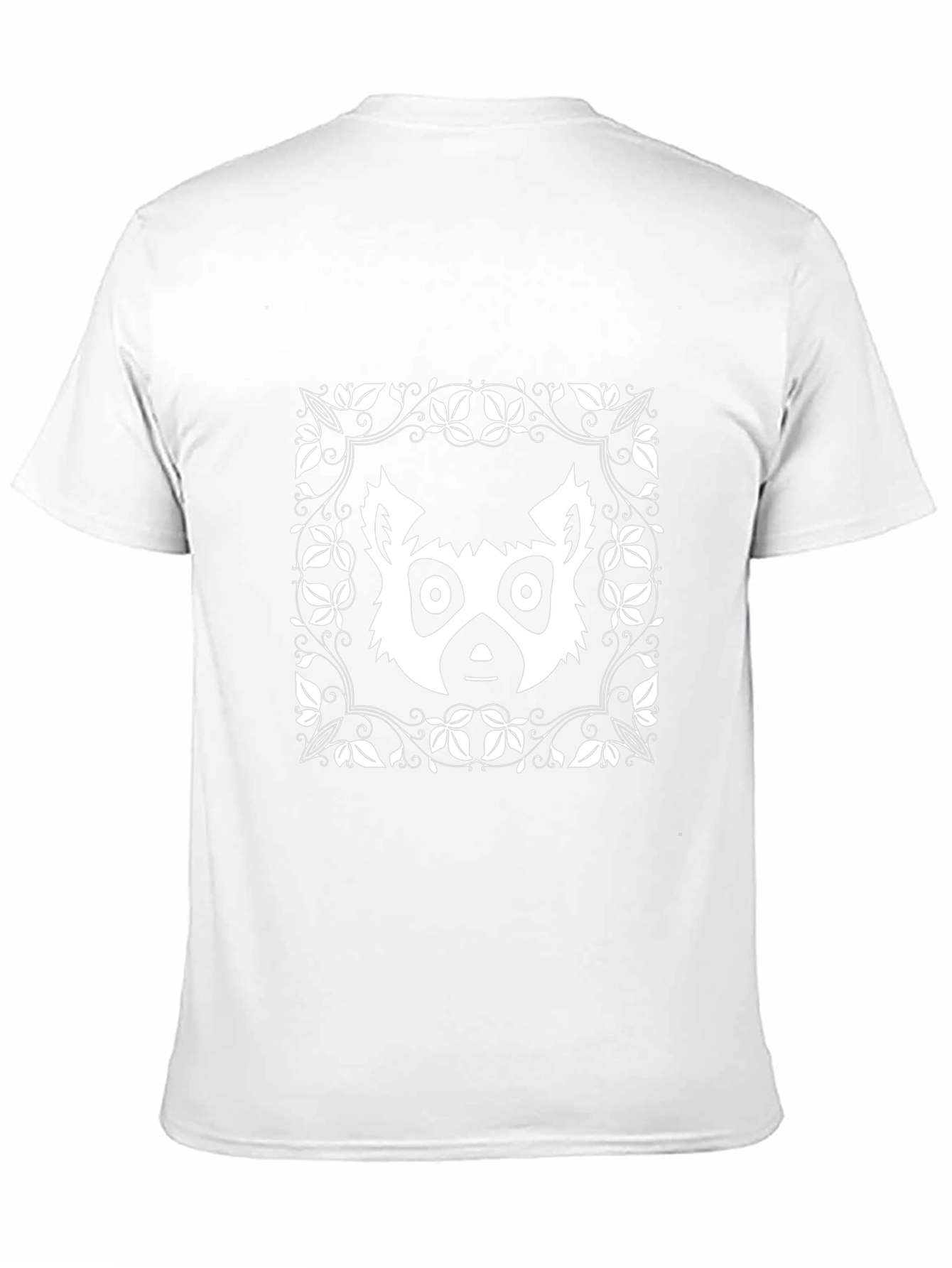 Black Lemur Graphic Tee - Black Cotton Blend view 11