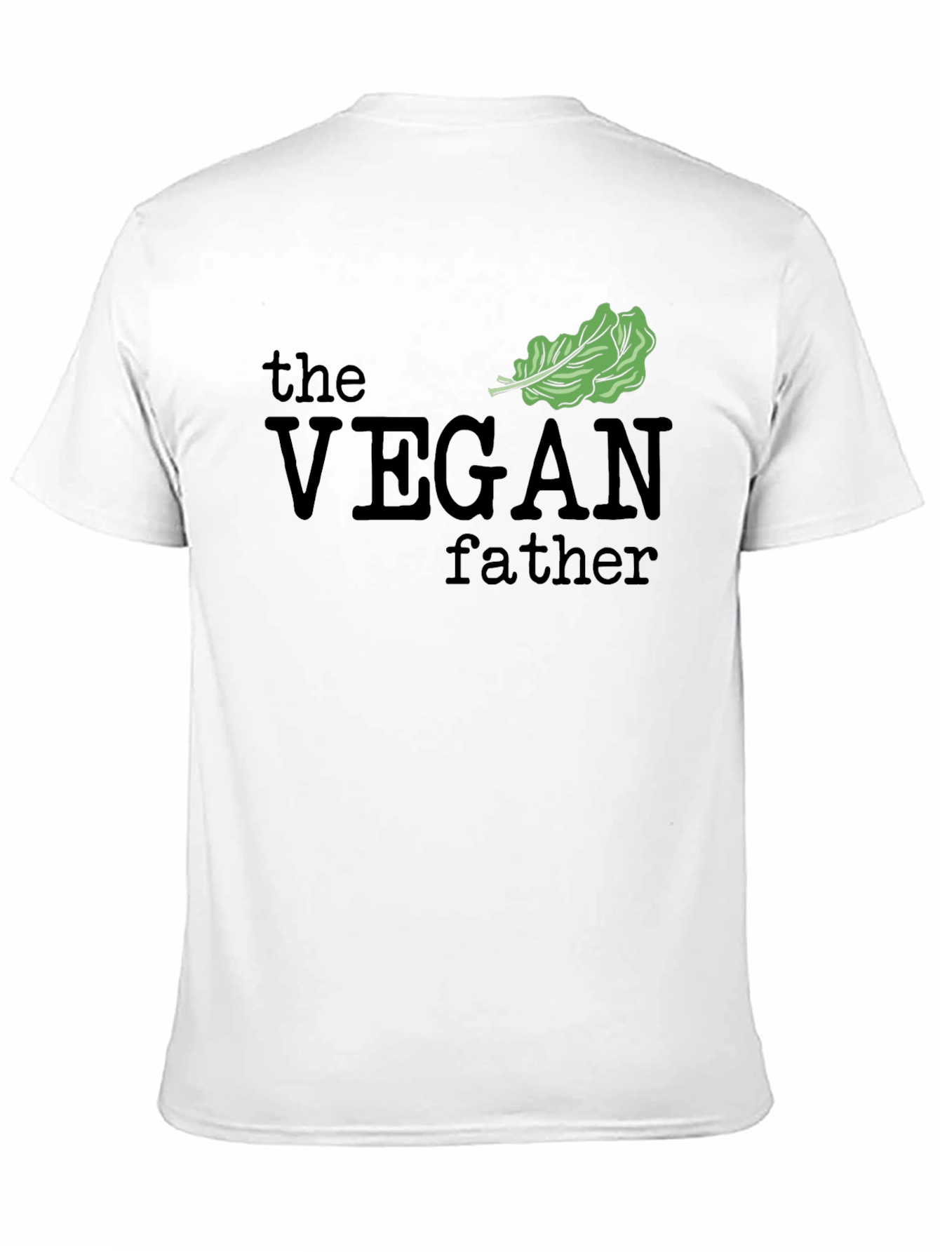 Black Vegan Father Graphic Tee view 11