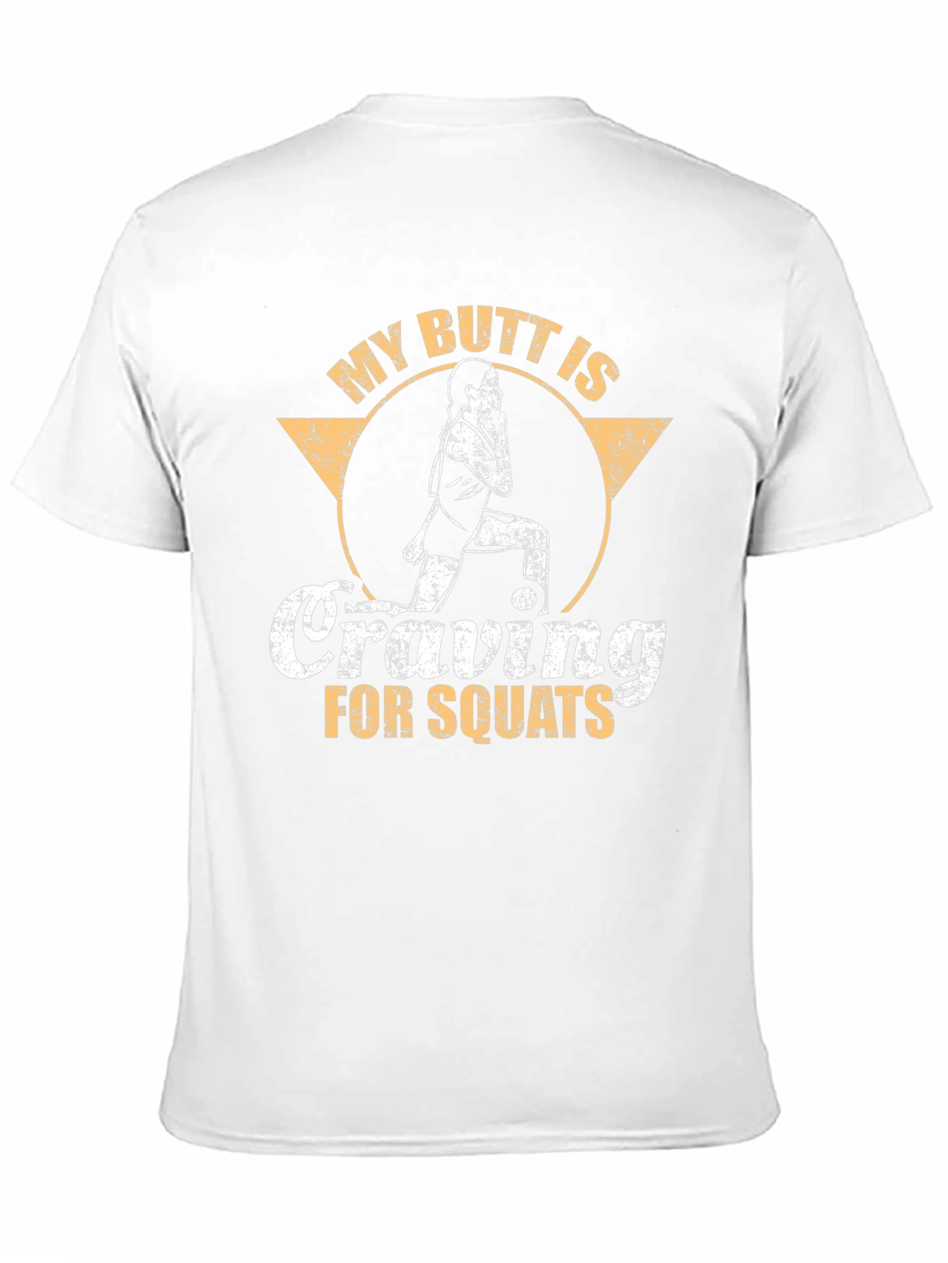 Black My Butt is Craving for Squats Black Graphic Tee view 11