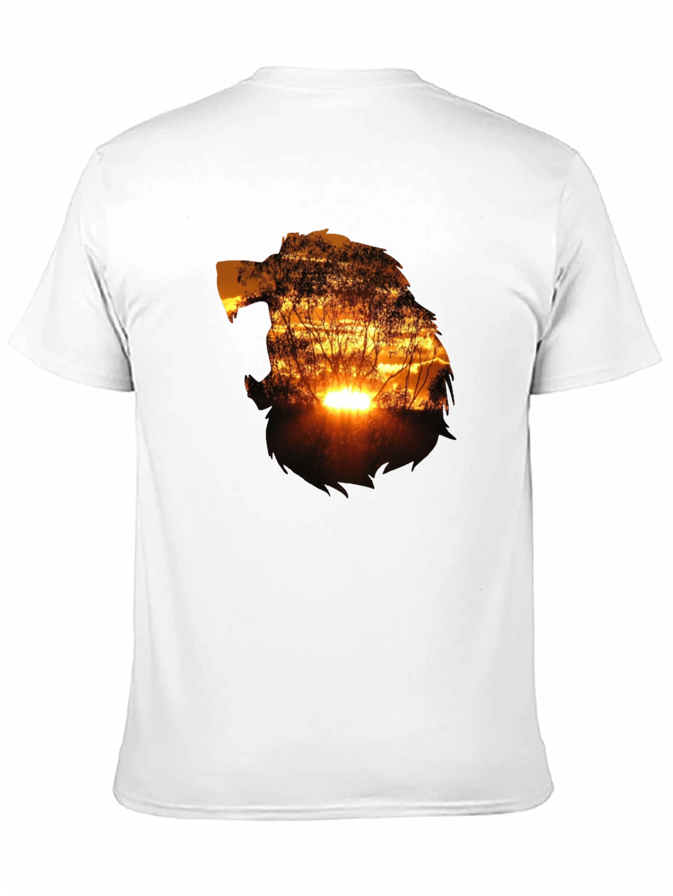 Black Sunset Silhouette Graphic T-Shirt - Black view 11