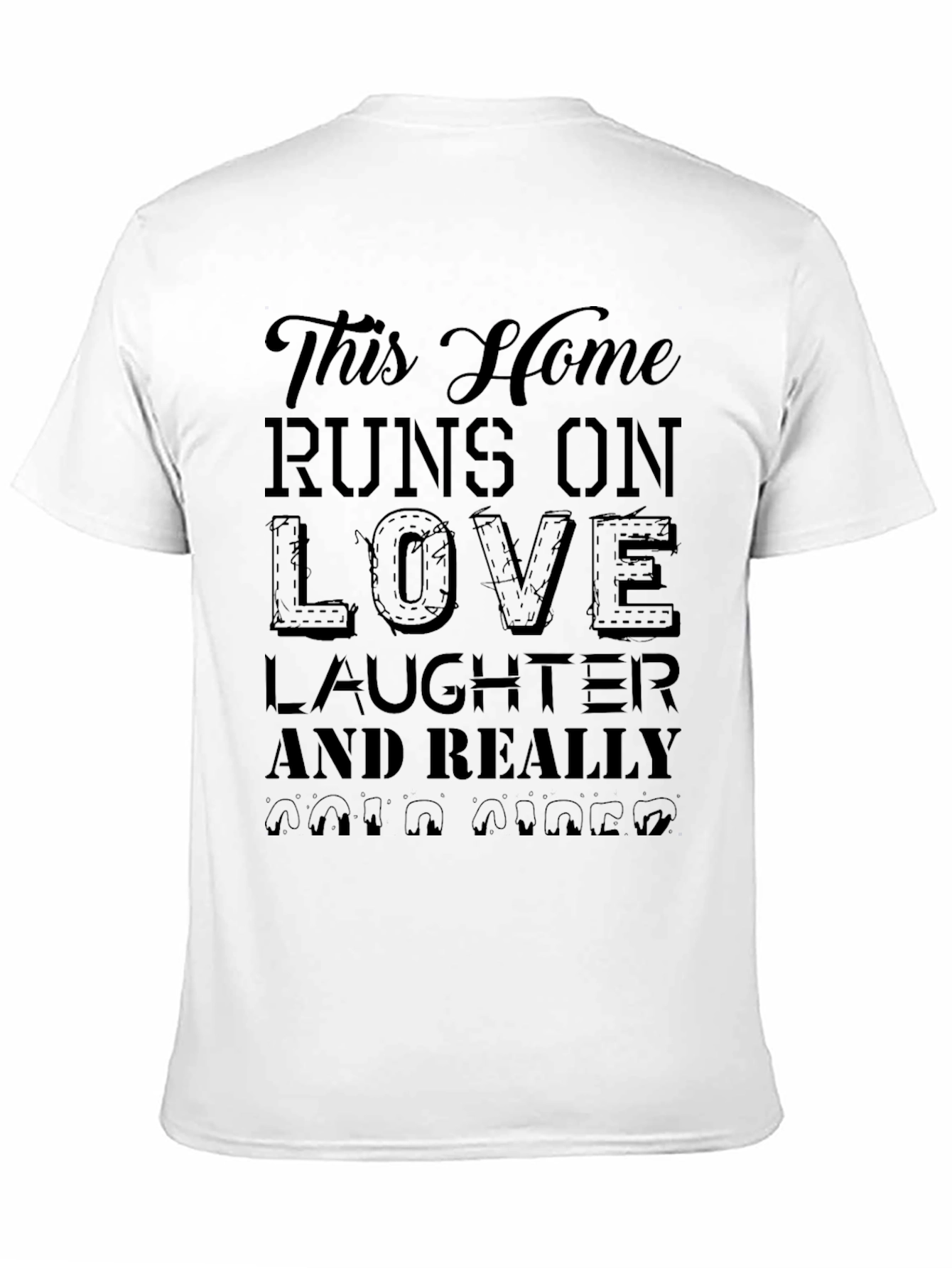 Black Home Runs On Love, Laughter, & Coffee T-Shirt view 11