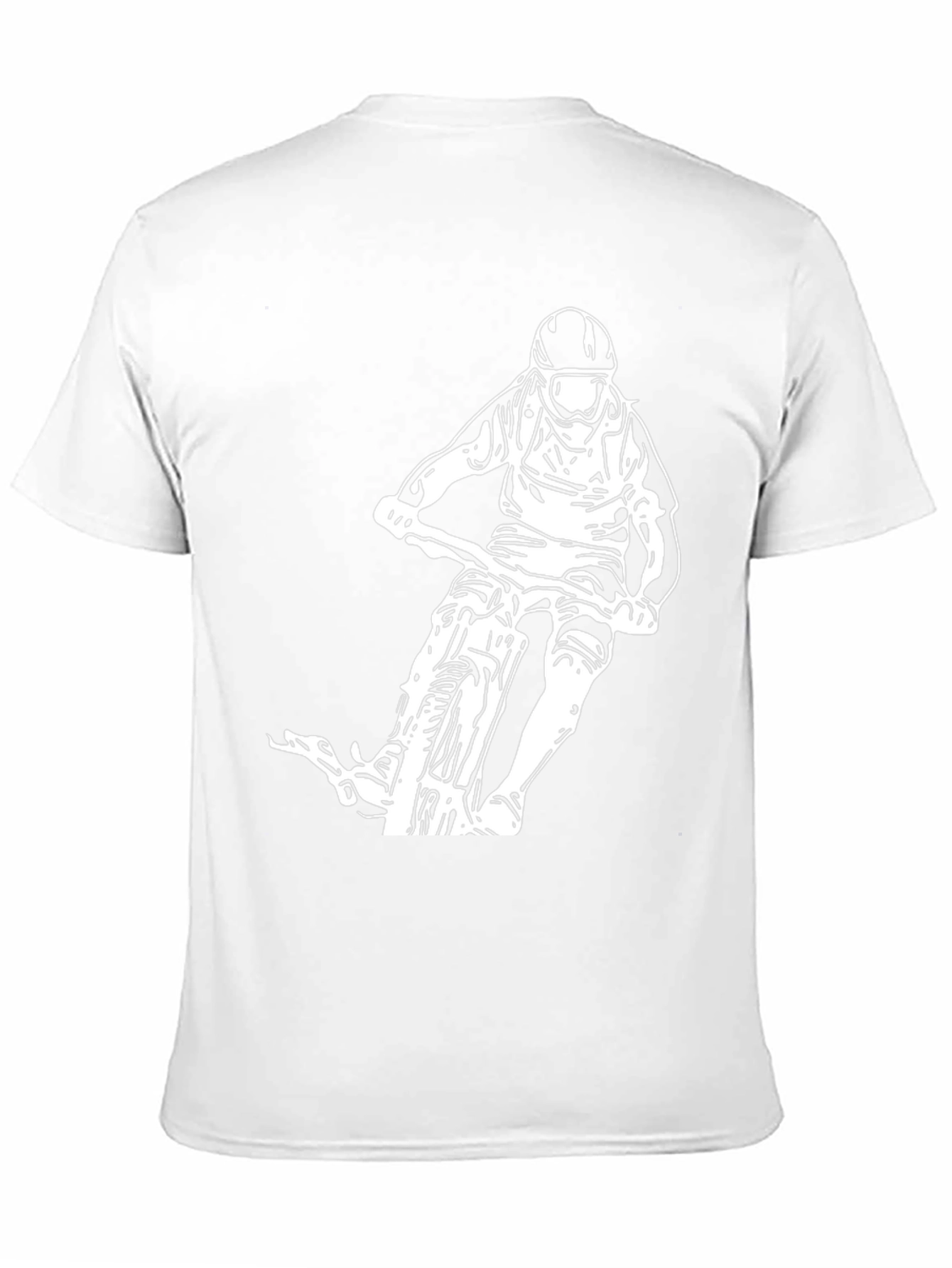 Black Mountain Biker Graphic Tee - Black Cotton Blend view 11