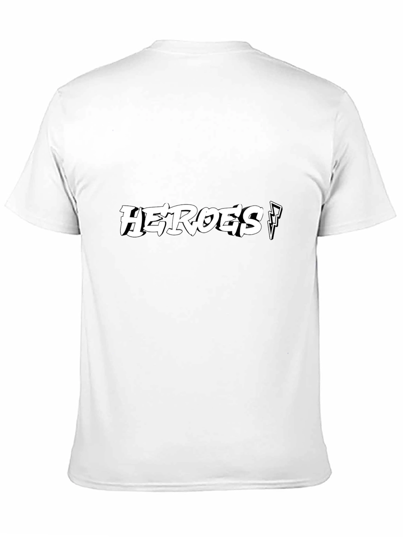 Black Heroes Graphic Print Crew Neck T-Shirt view 11