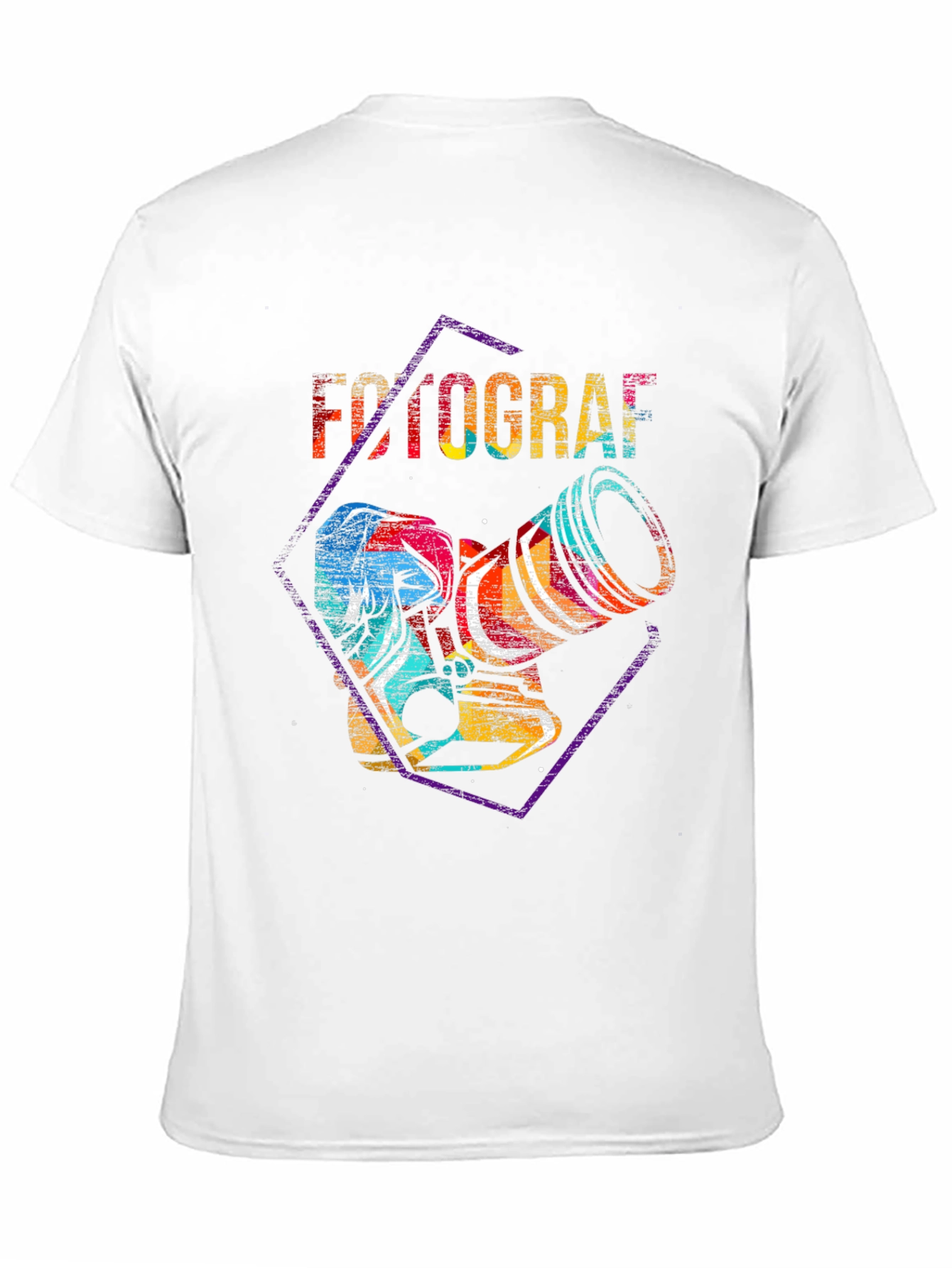Black Colorful Photographer T-Shirt - Premium Graphic Tee view 11