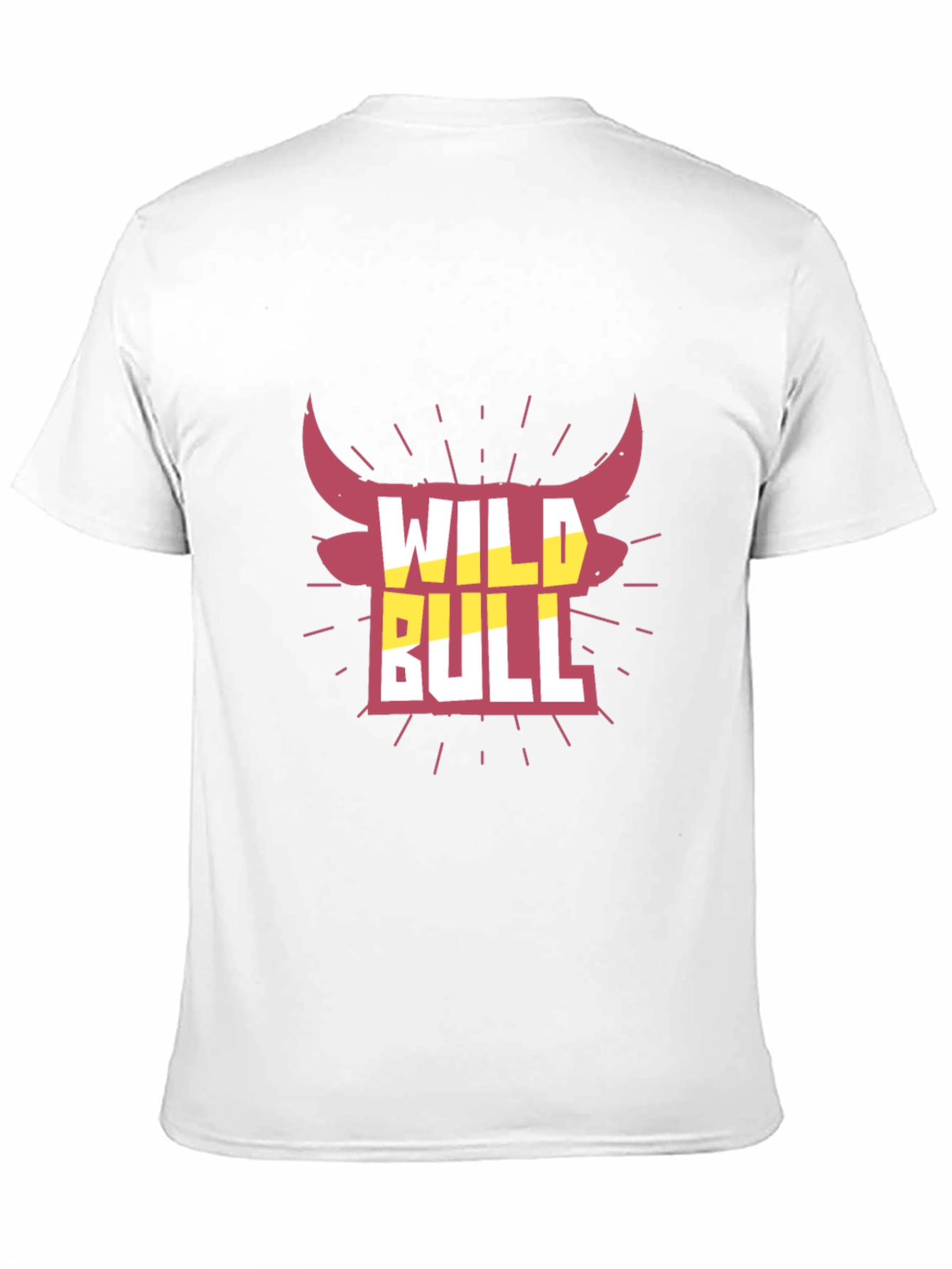 Black Wild Bull Graphic Tee - Black Crew Neck T-Shirt view 11