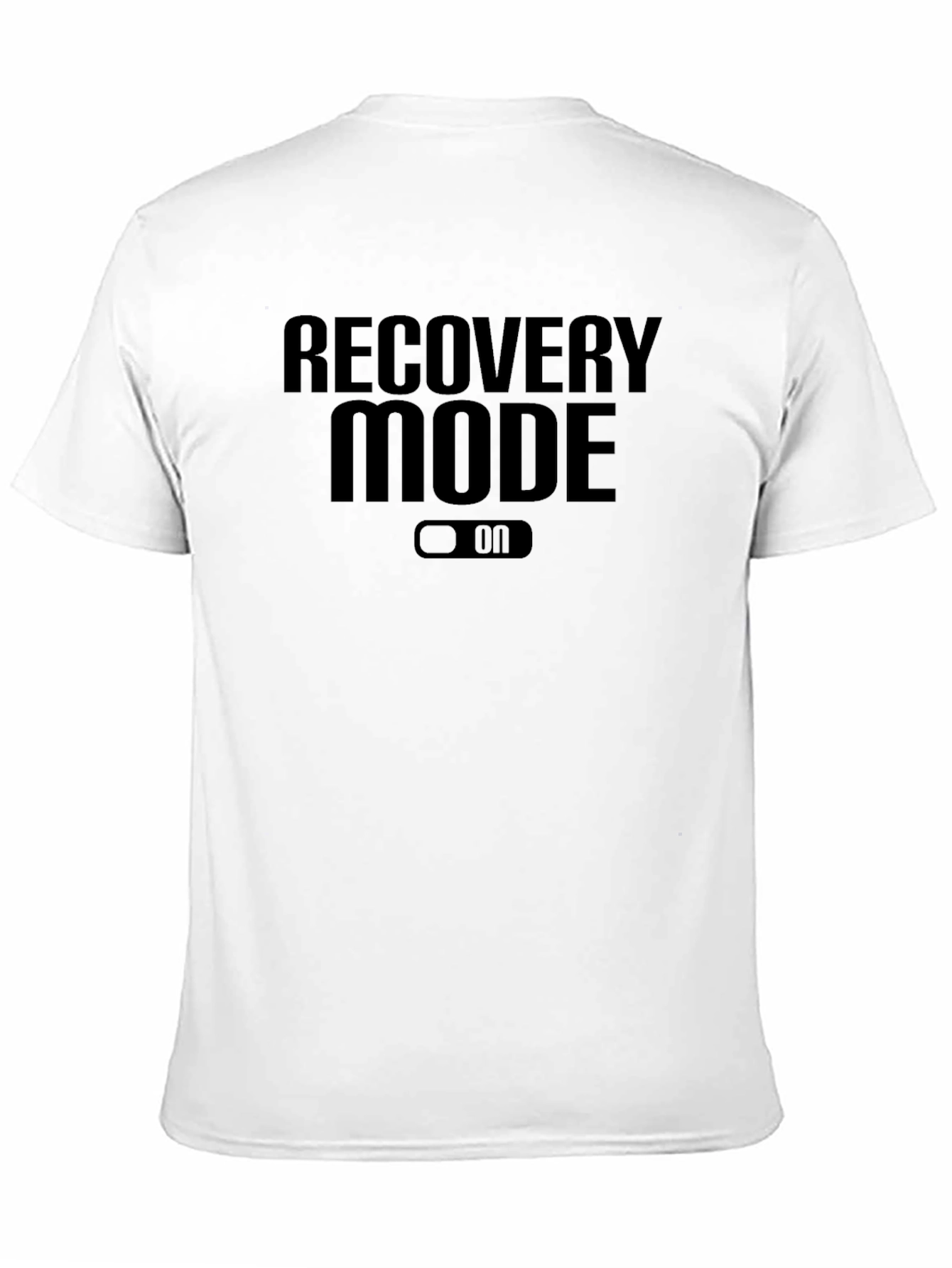 Black Recovery Mode On T-Shirt - Men's Graphic Tee view 11