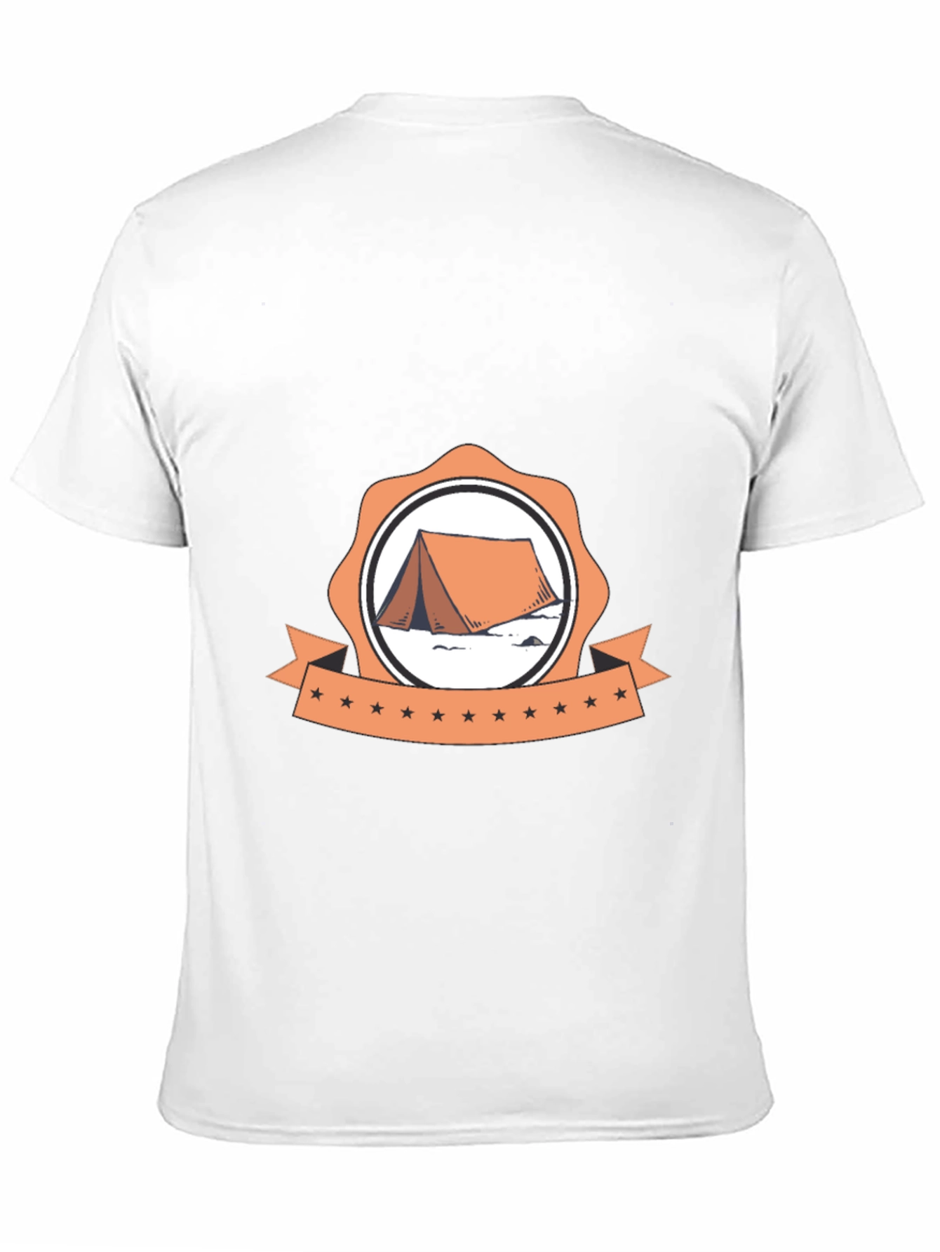 Black Camping Tent Graphic Tee - Adventure Ready! view 11