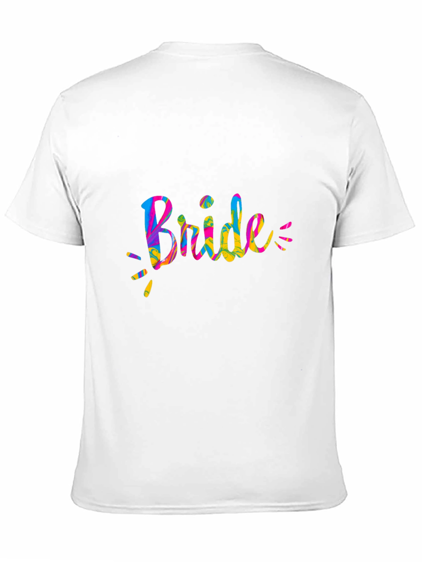 Black Colorful Bride Graphic Print Tee view 11