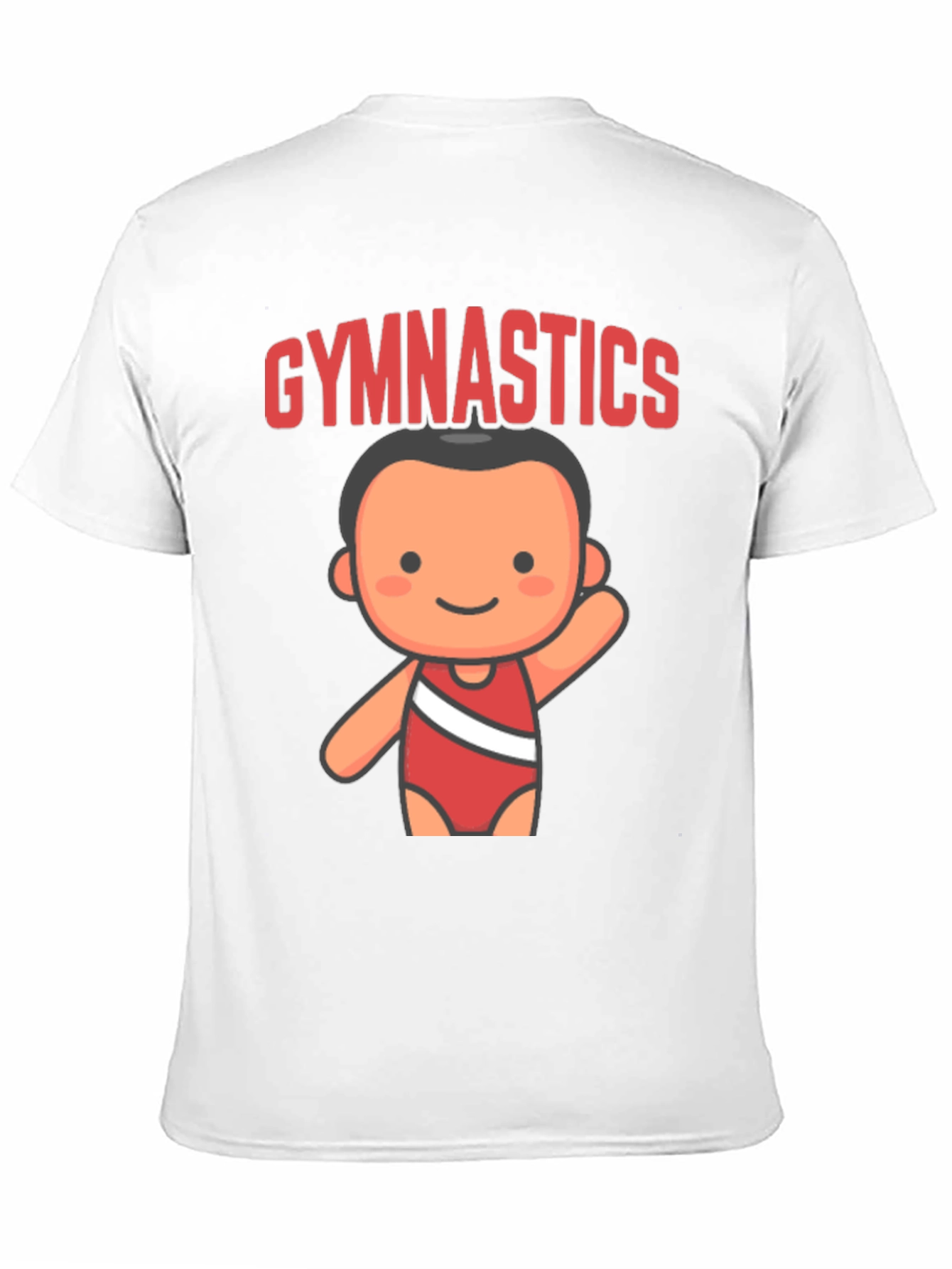 Black Gymnastics Cartoon T-Shirt view 11