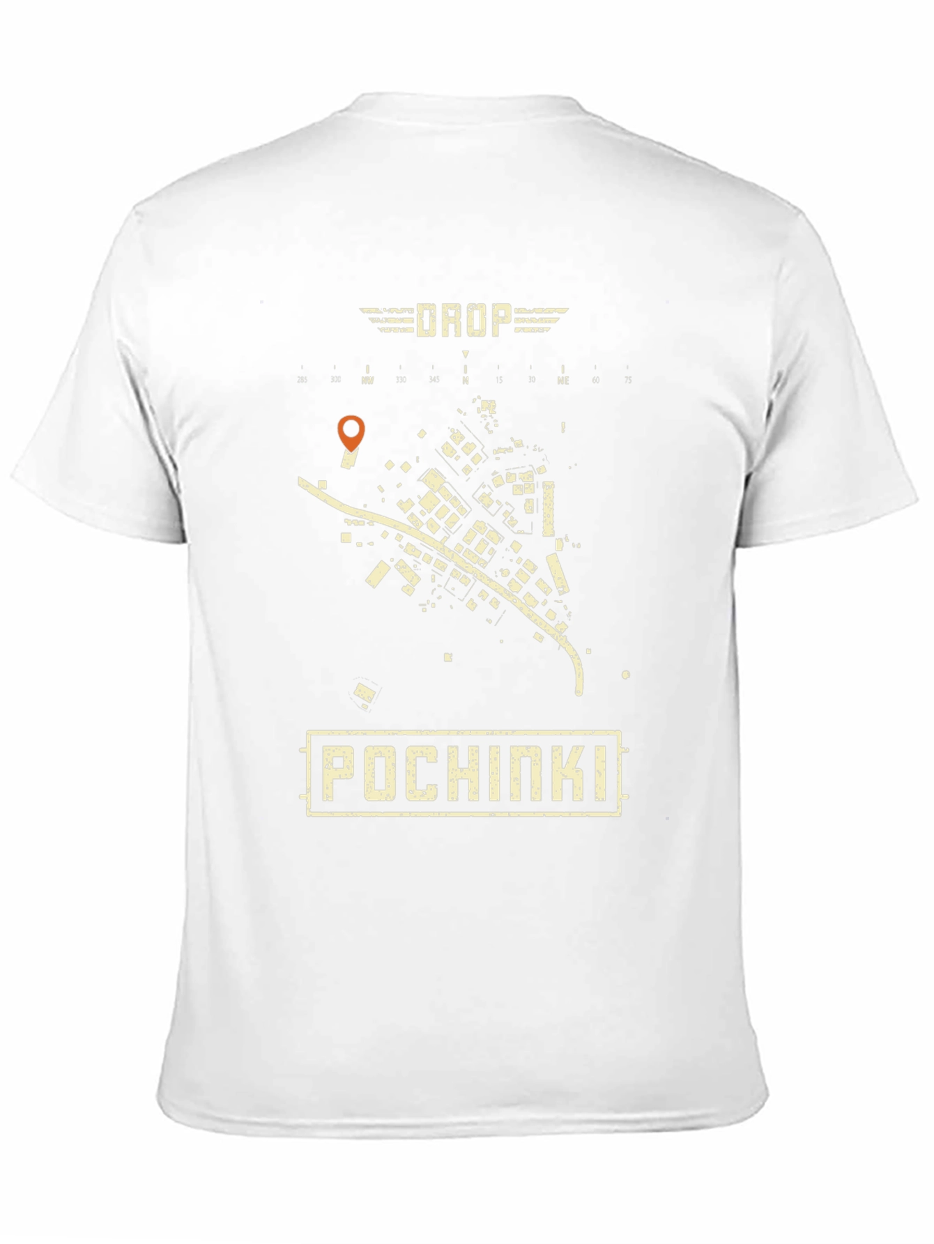 Black Pochinki Drop Zone T-Shirt view 11